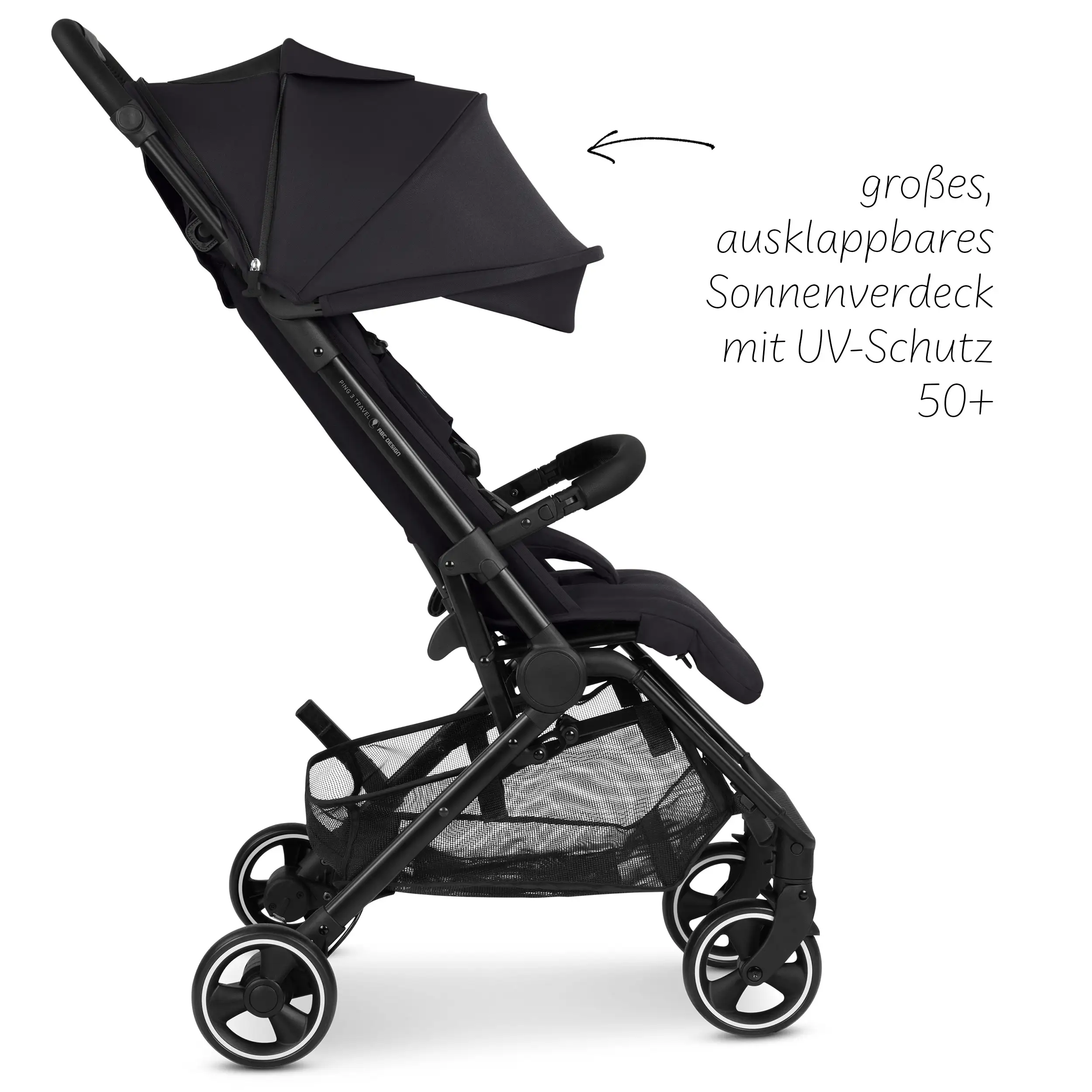 Travel Stroller Ping 3 Travel - Coal