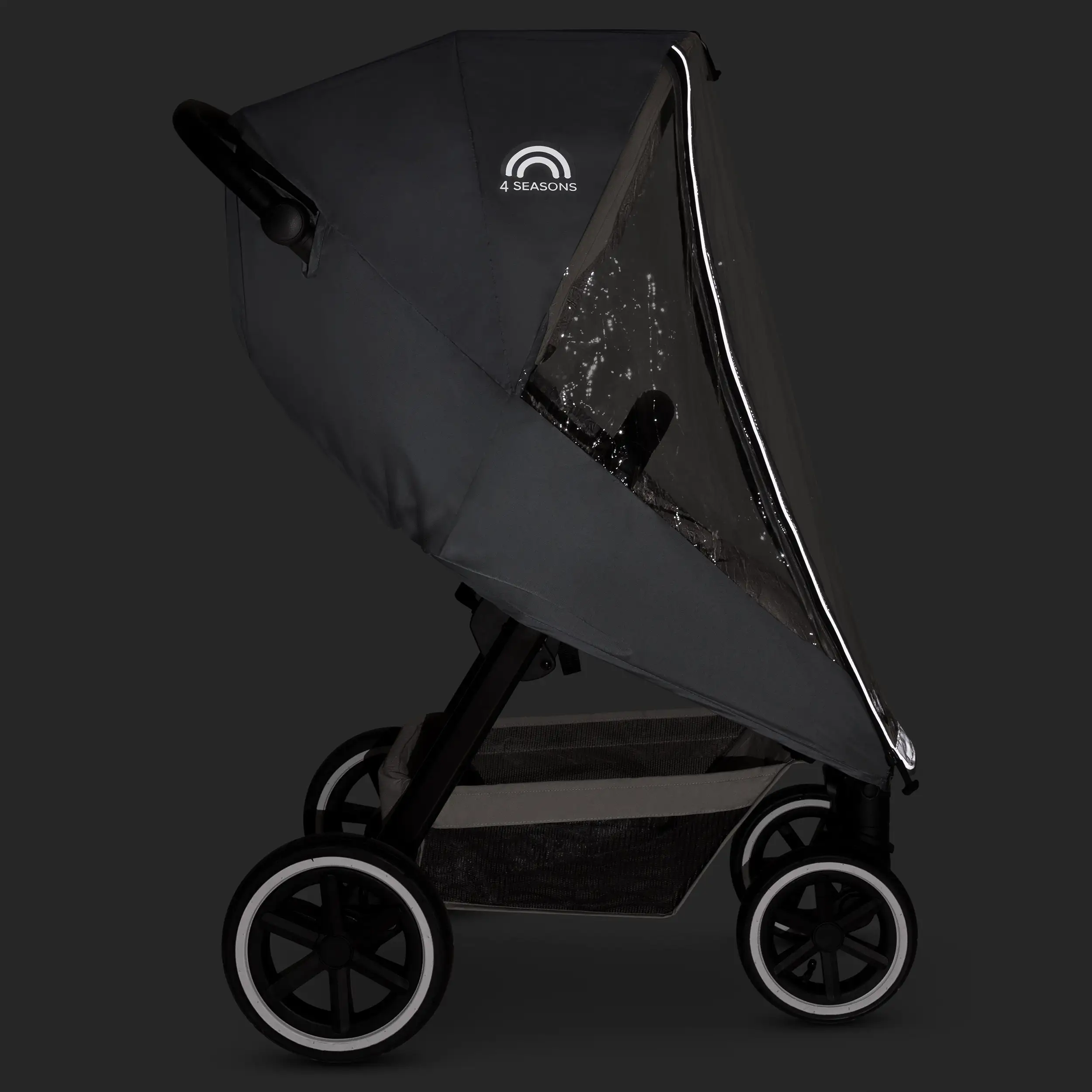 Rain Cover 4 Seasons for Stroller (with Zipper Entry)