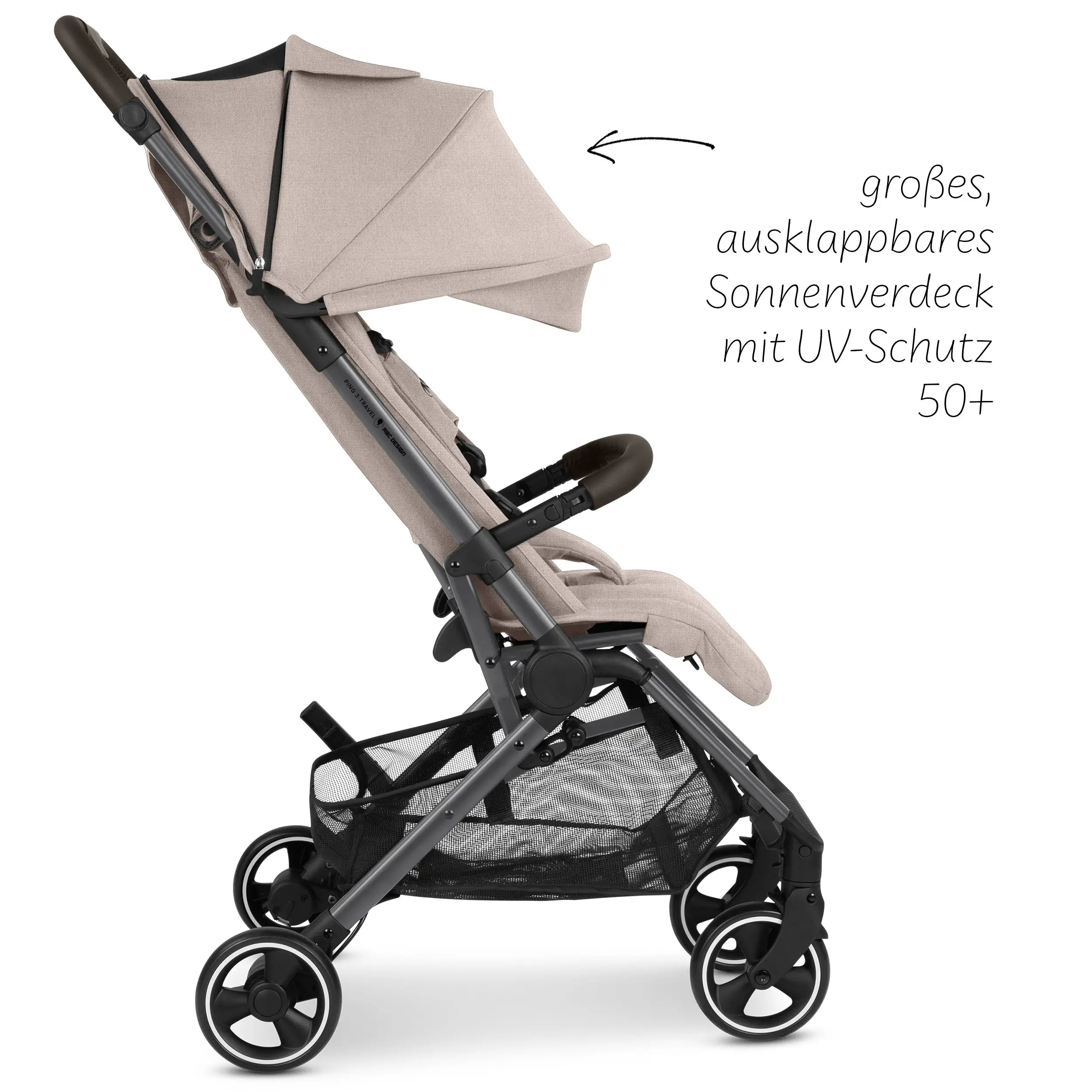 Travel Stroller Ping 3 Travel - Camel