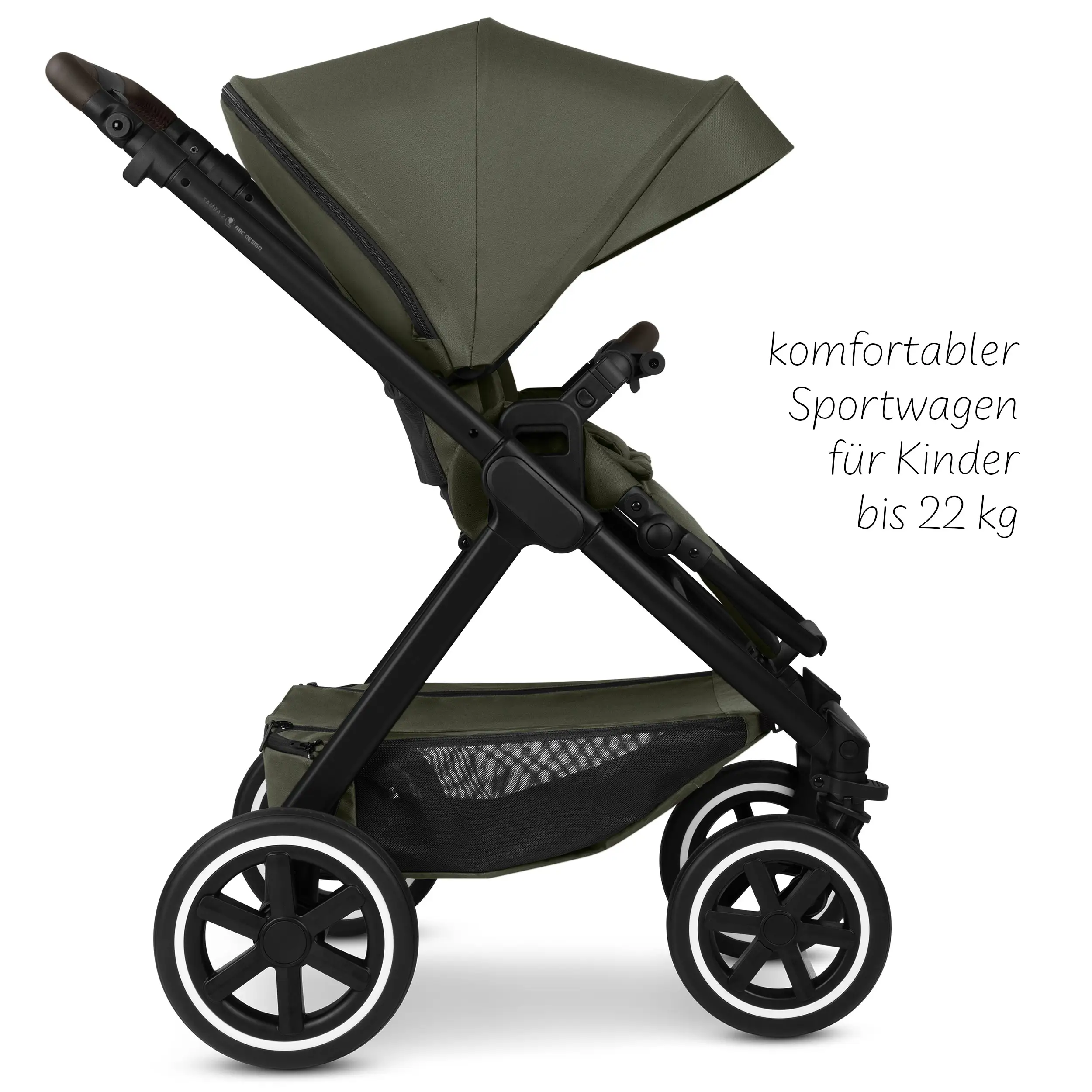 3in1-Kinderwagen-Starter-Set Samba 2 - Avocado