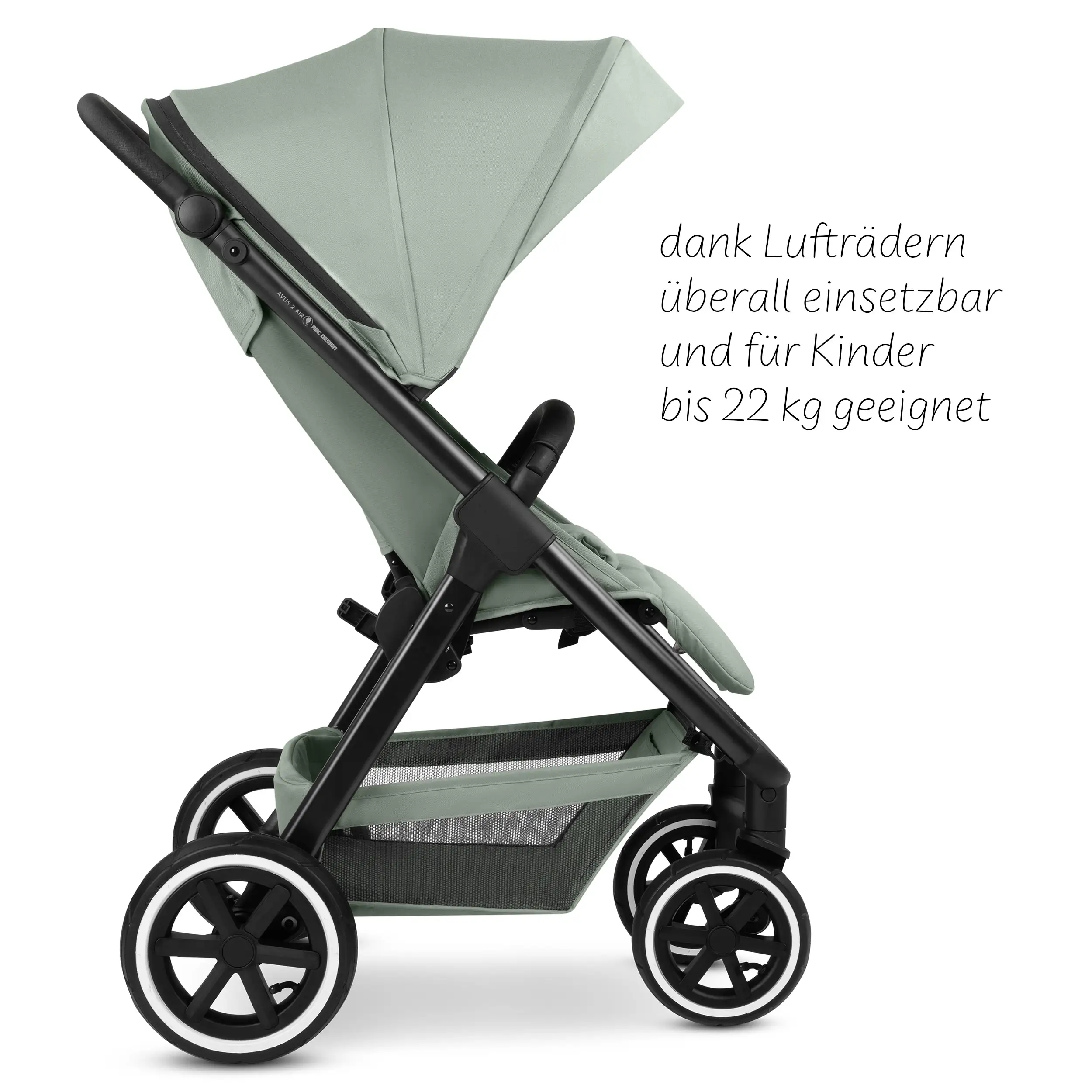 Stroller Avus 2 Air | With Air Tires - Pine