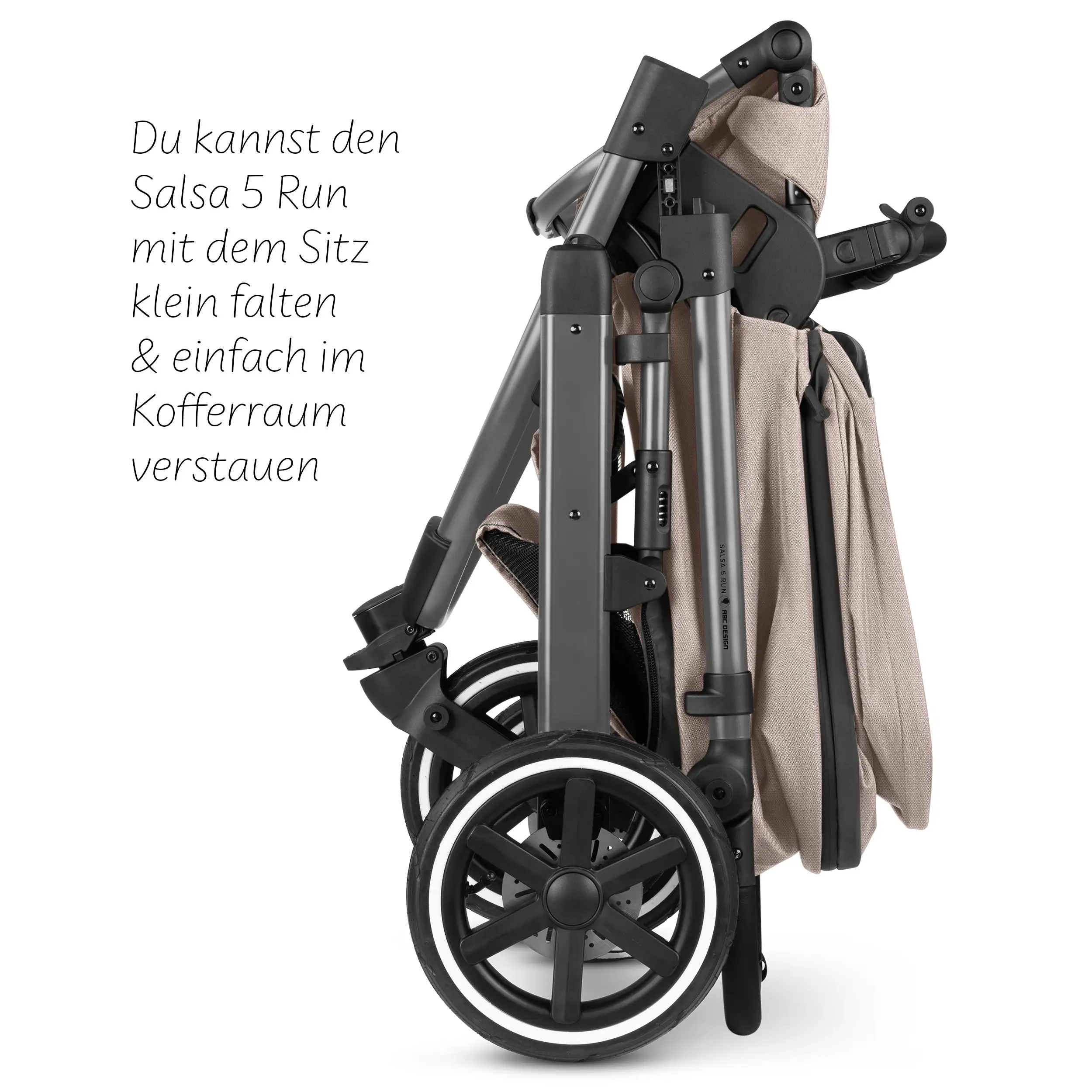 Poussette de sport Salsa 5 Run (avec homologation sport) - Camel