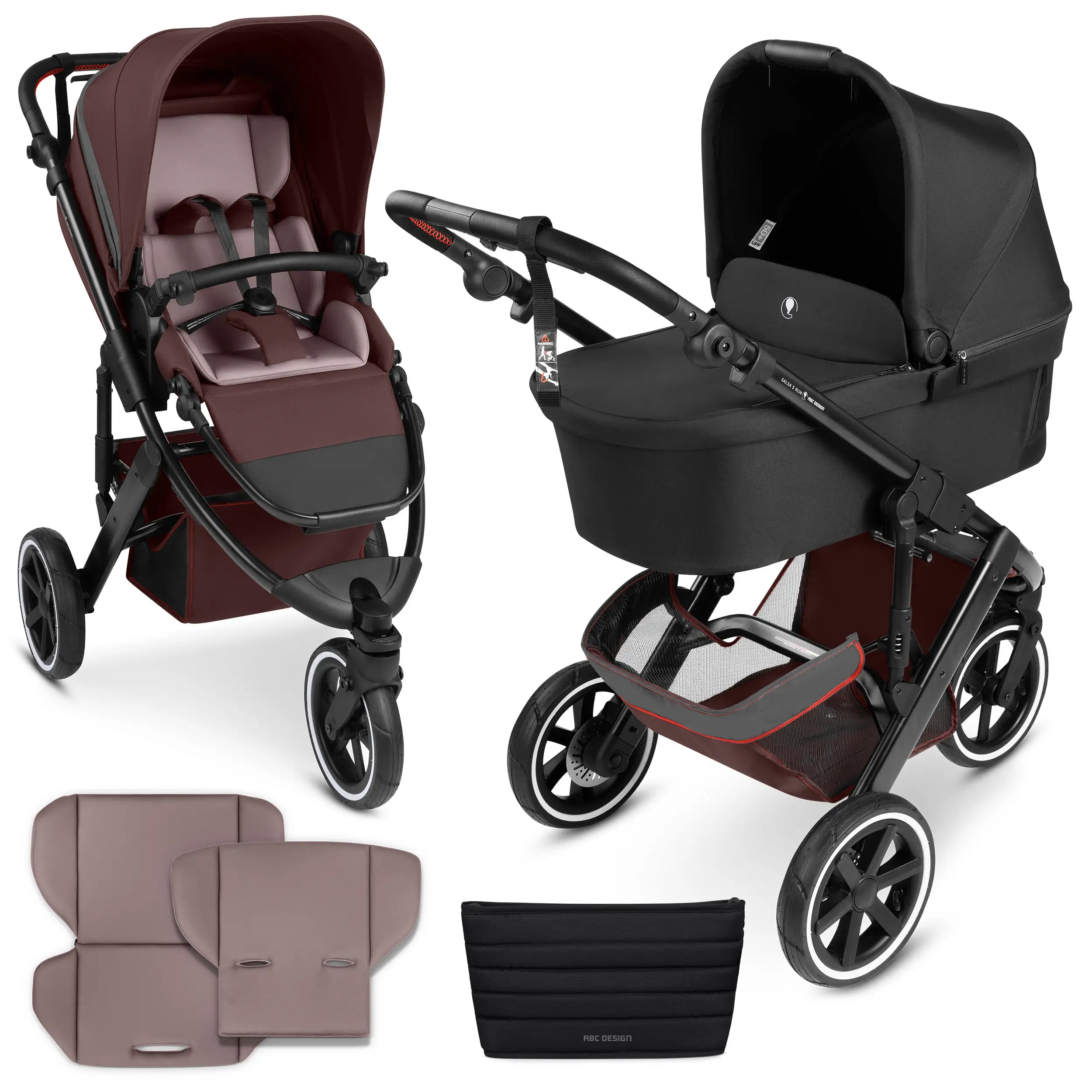 Kombi-Kinderwagen Salsa 5 Run - Umbra