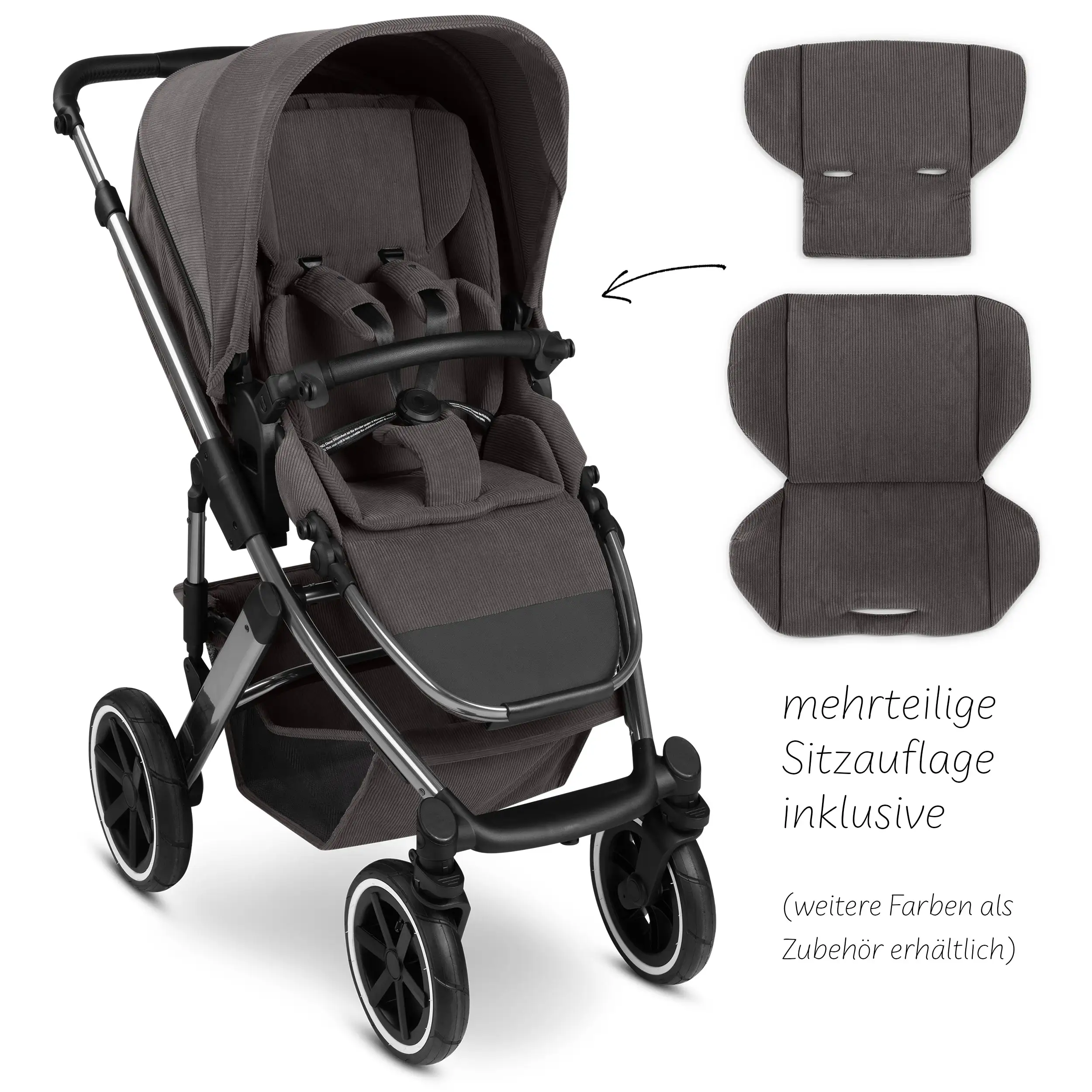 Kombi-Kinderwagen Salsa 5 Air - Almond