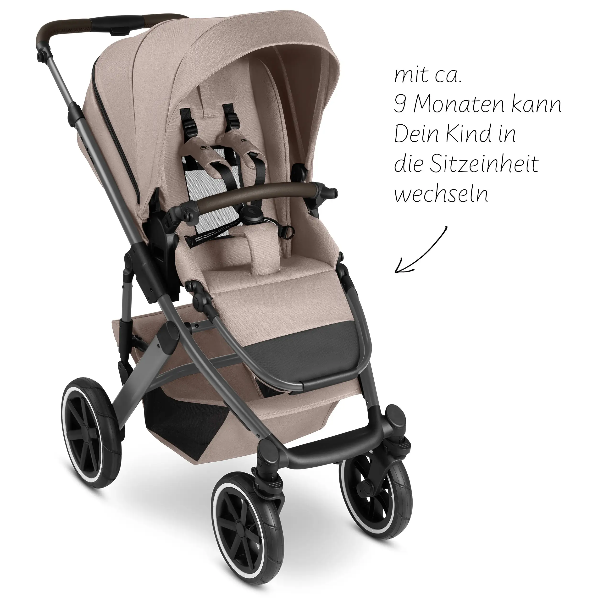 2in1 Stroller Salsa 5 Air - Camel