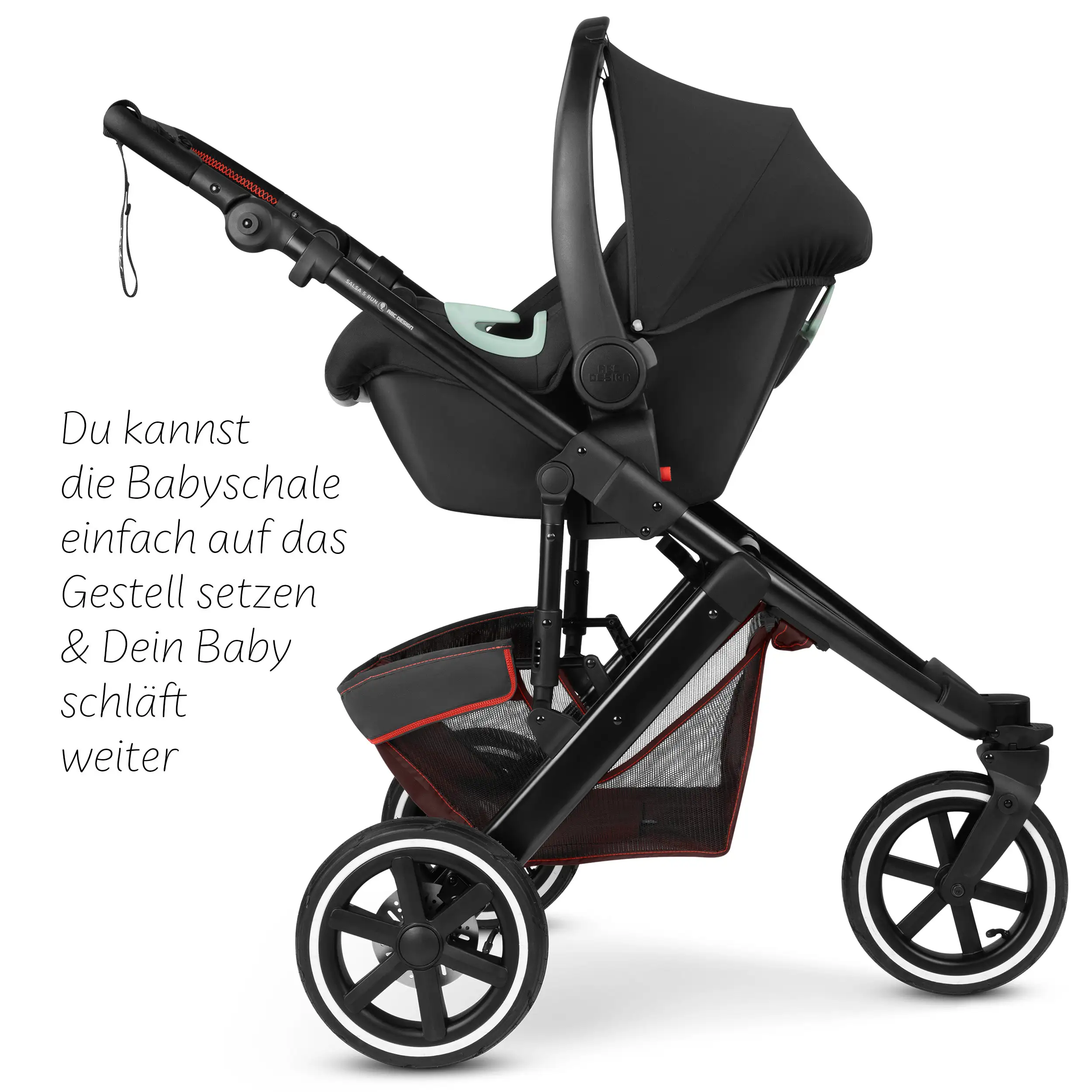 3in1 Kinderwagen-Set Salsa 5 Run - Umbra