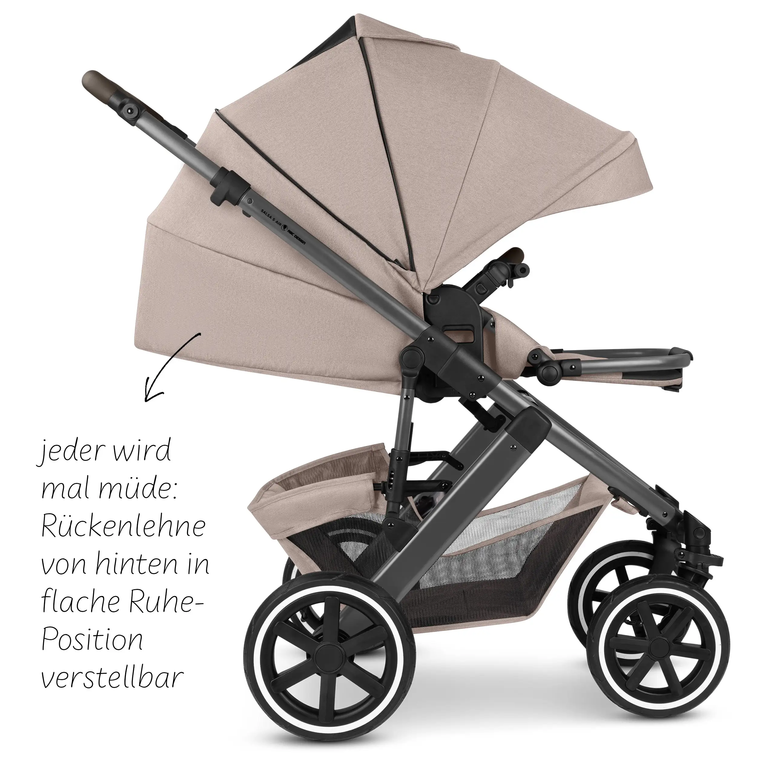 Kombi-Kinderwagen Salsa 5 Air - Camel