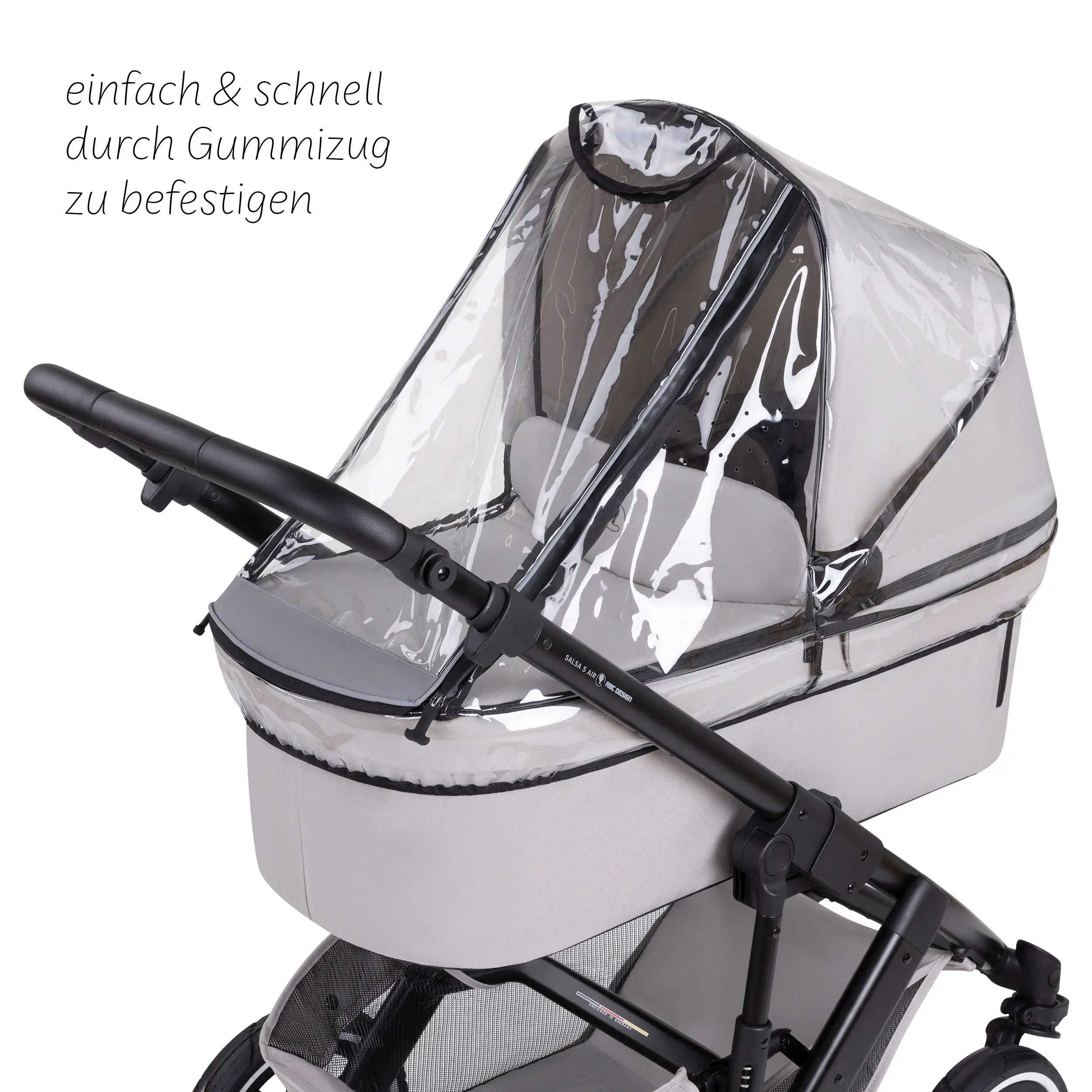 Regenschutz für Babywanne