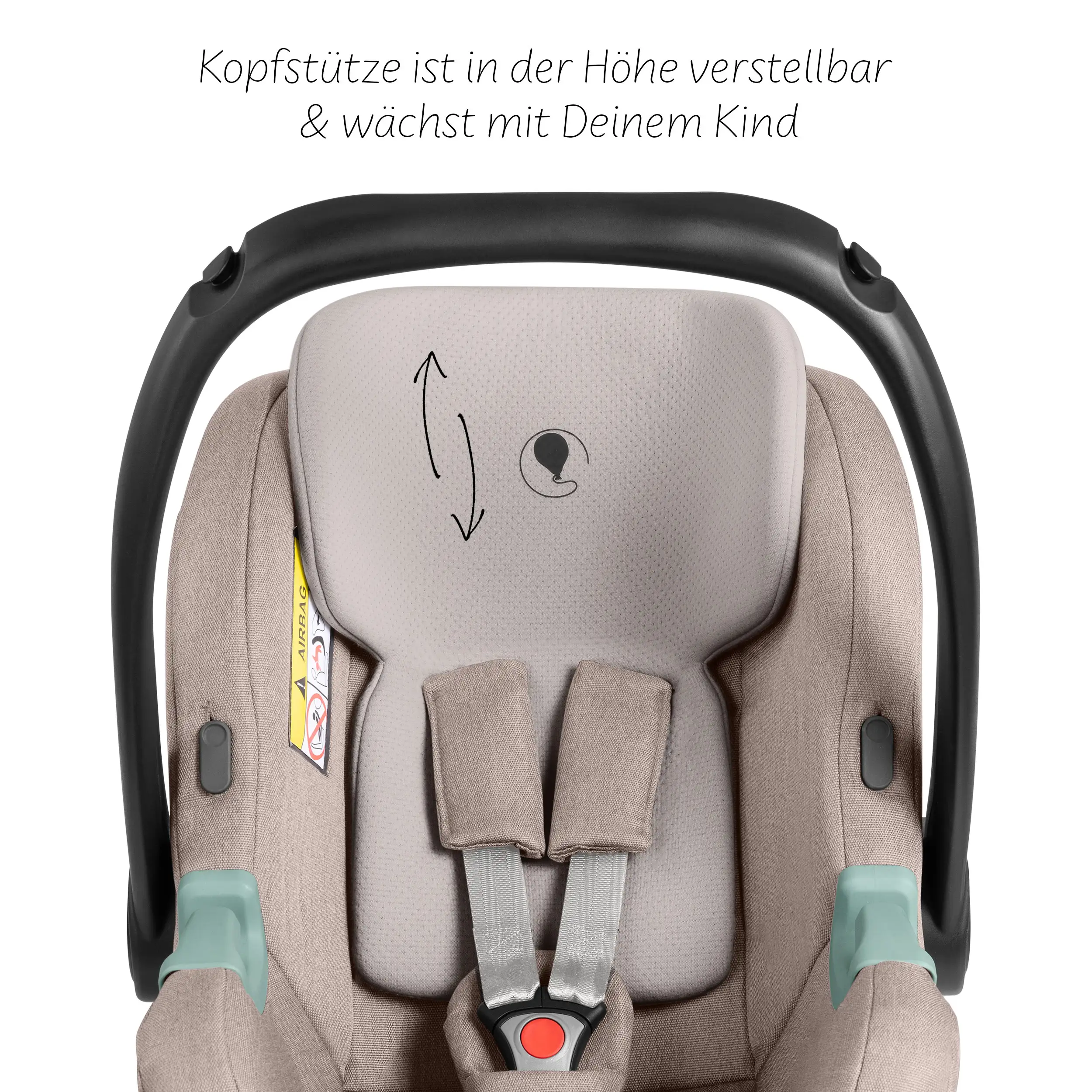 Infant Car Seat Tulip i-Size (for Newborn Babys) - Camel