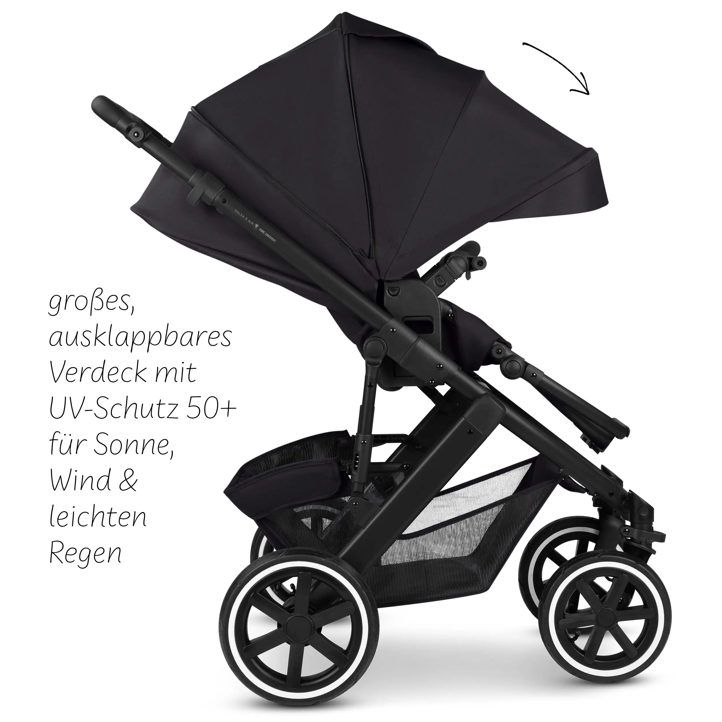 Kombi-Kinderwagen Salsa 5 Air - Coal