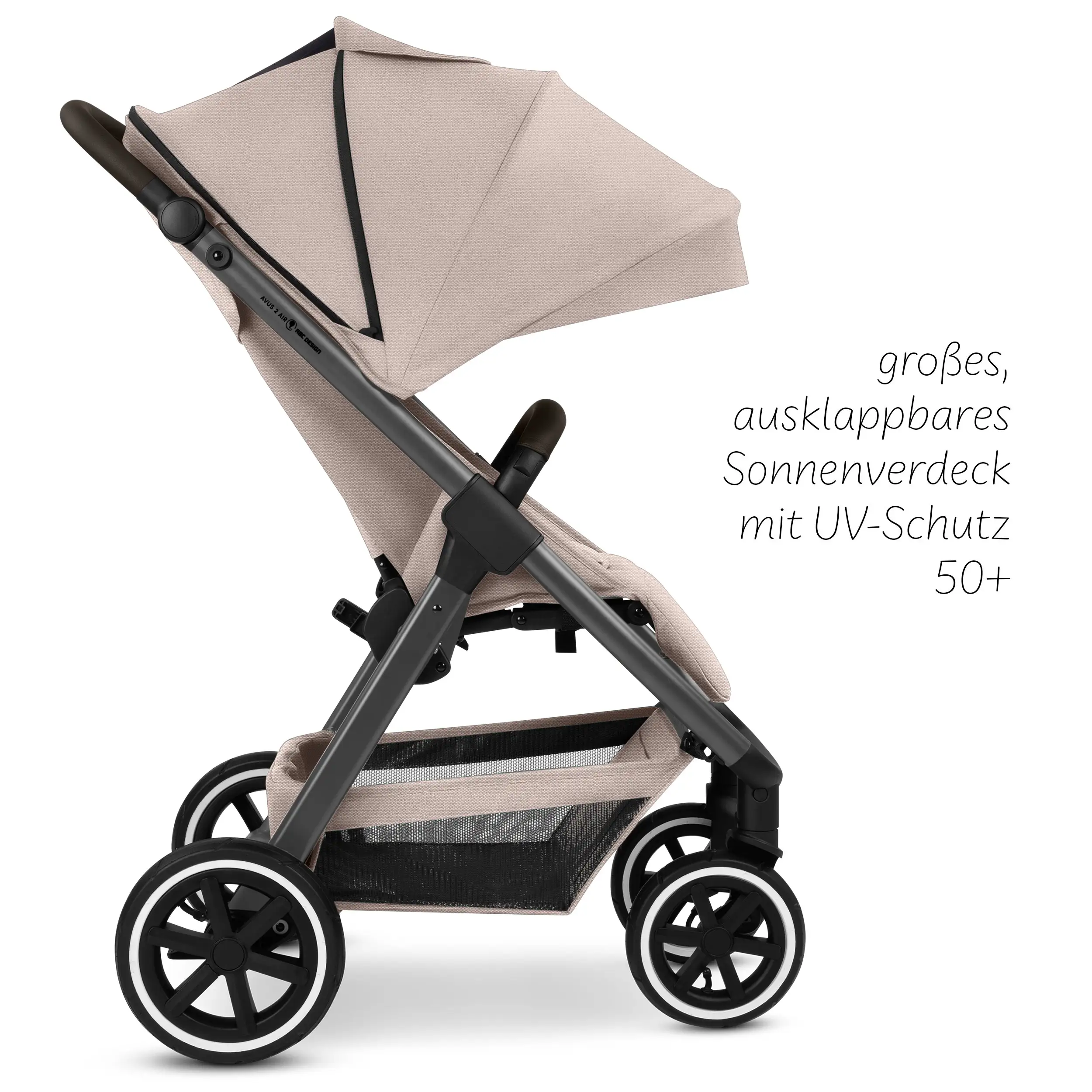 Stroller Avus 2 Air | With Air Tires - Camel