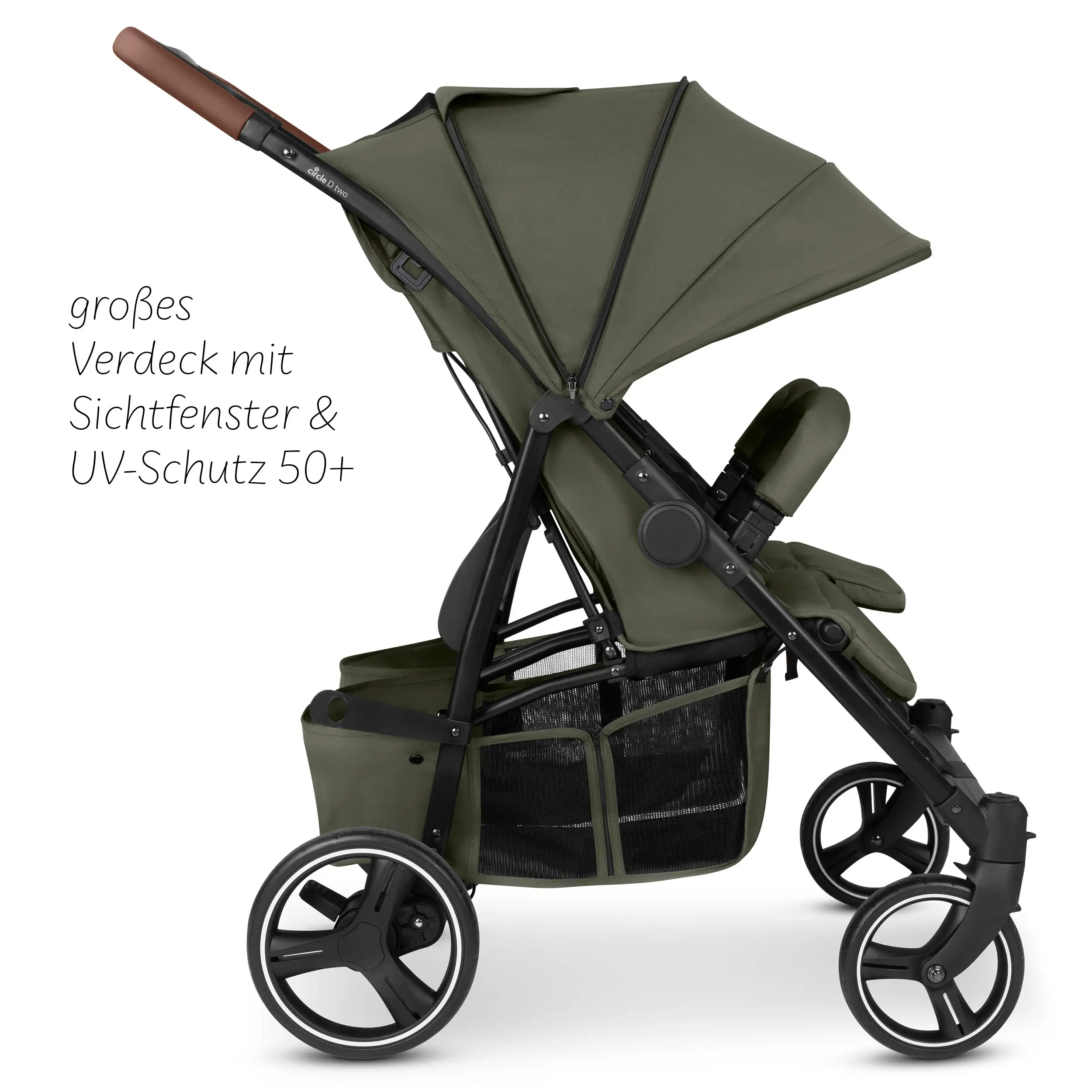 Geschwisterkinderwagen D Two - Wheat