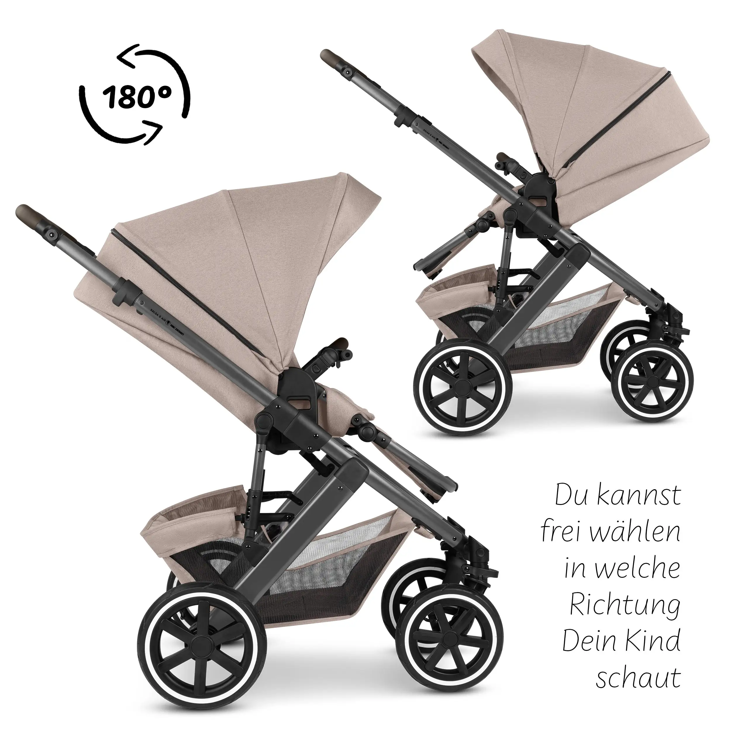 Kombi-Kinderwagen Salsa 5 Air - Camel