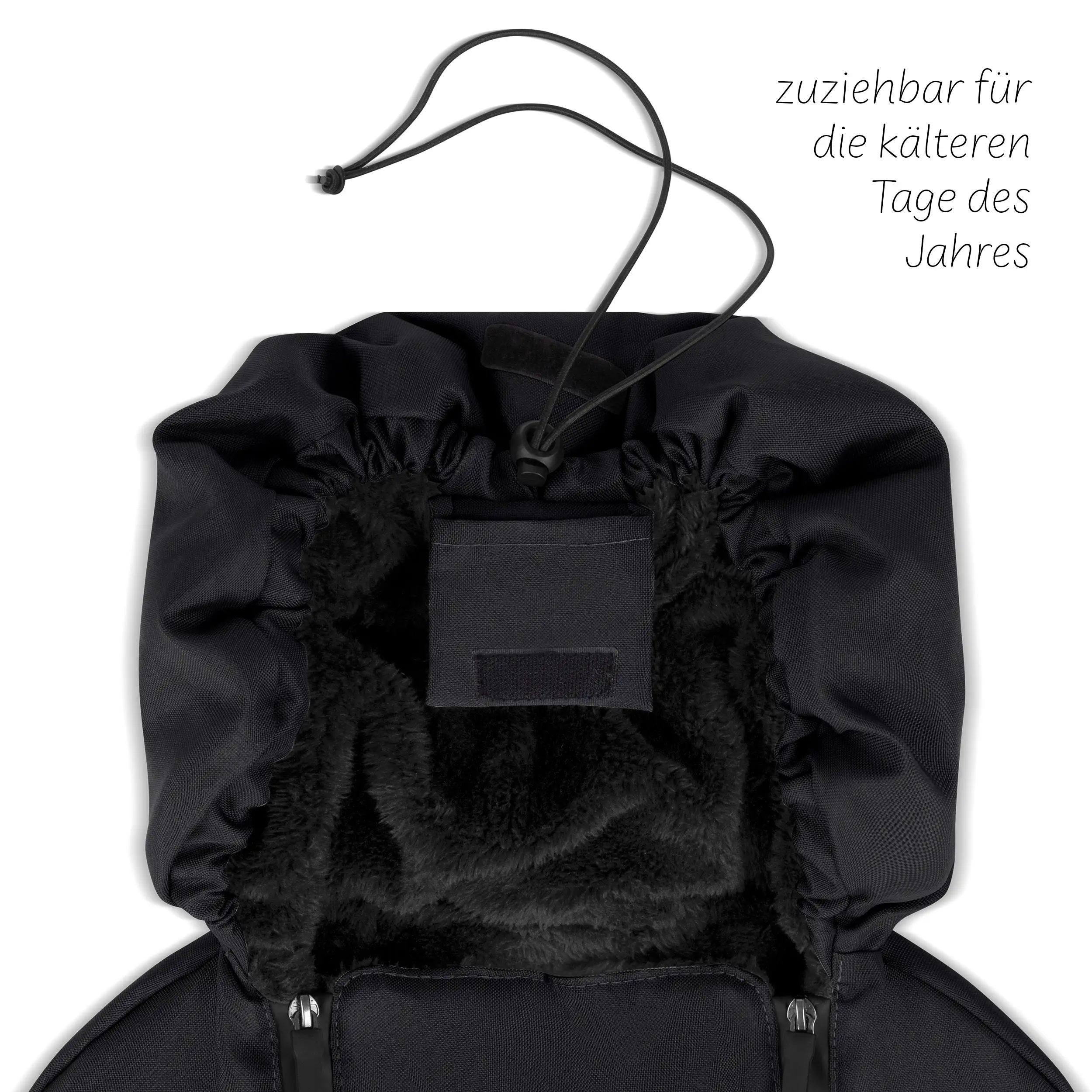 Newborn footmuff - Black