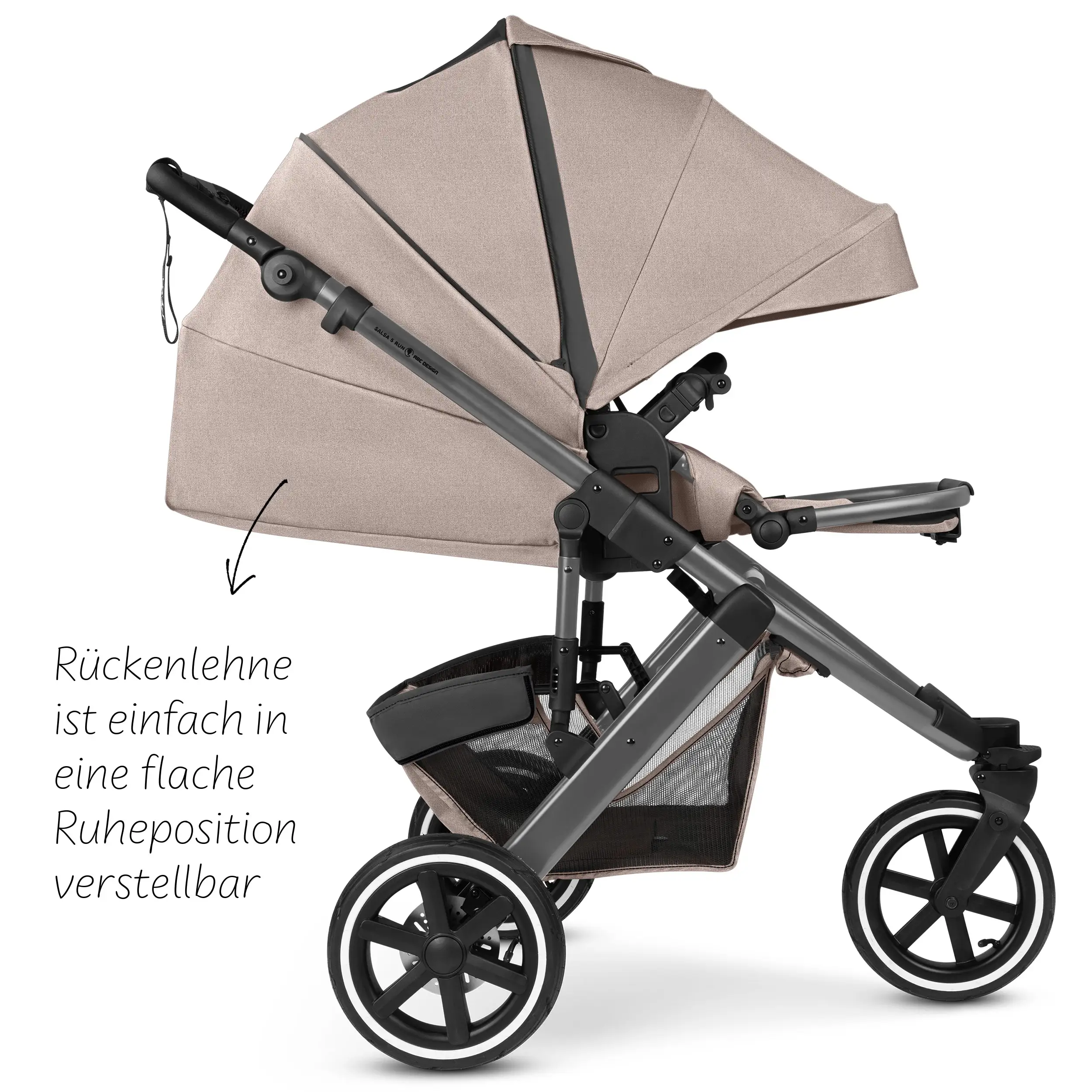 3in1 Kinderwagen-Set Salsa 5 Run - Camel