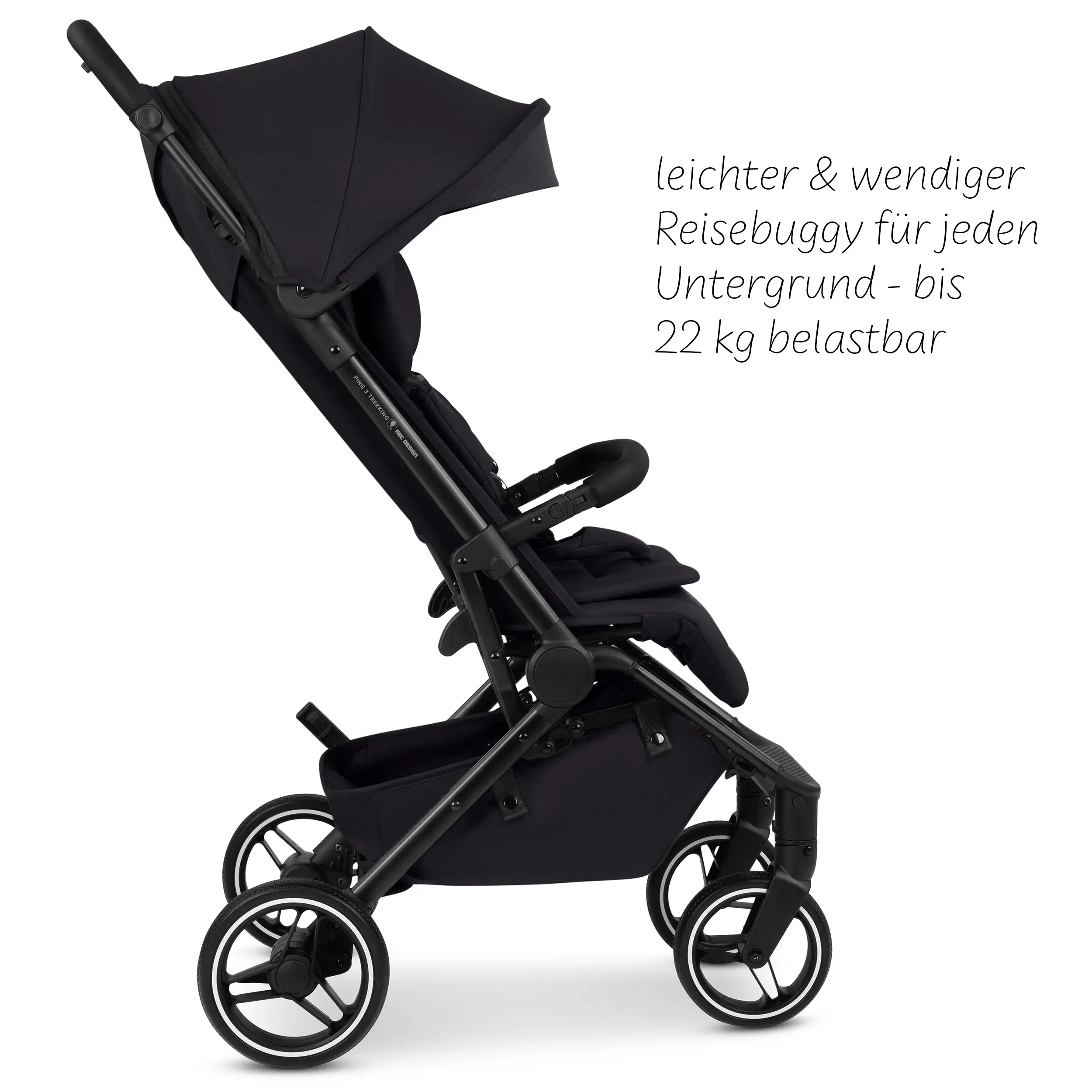 Reisebuggy Ping 3 Trekking - Coal