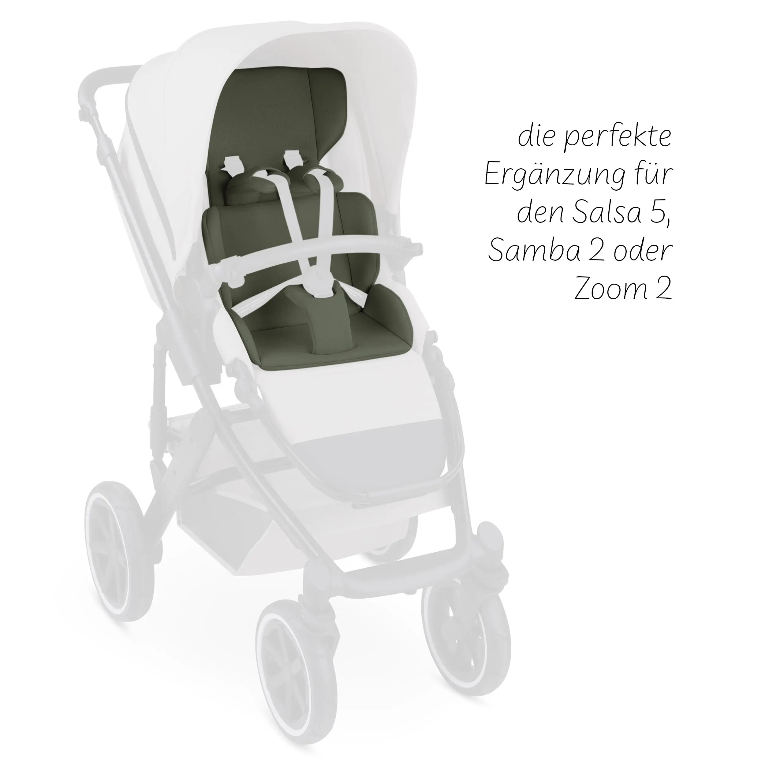 Comfort Seat Cover for Stroller Samba, Salsa, Zoom - Cozy Olive