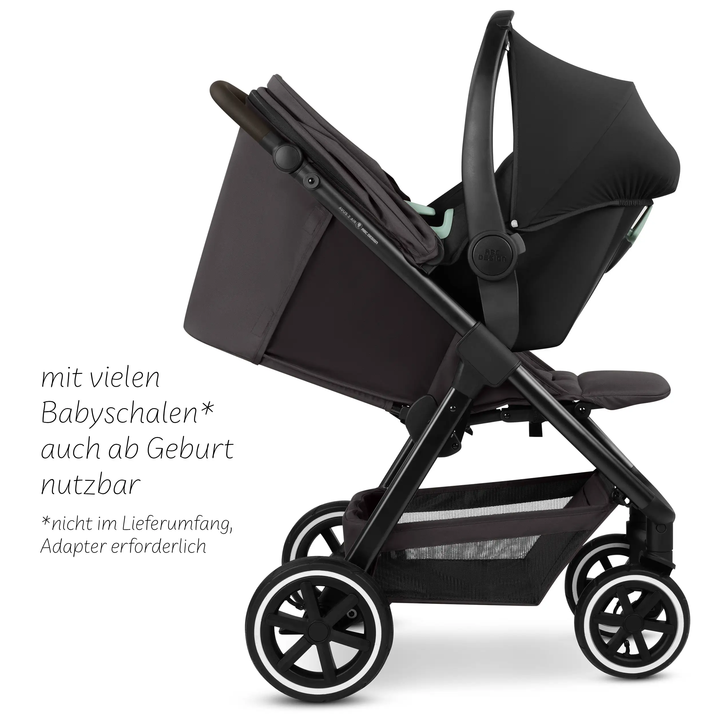 Stroller Avus 2 Air | With Air Tires - Falcon