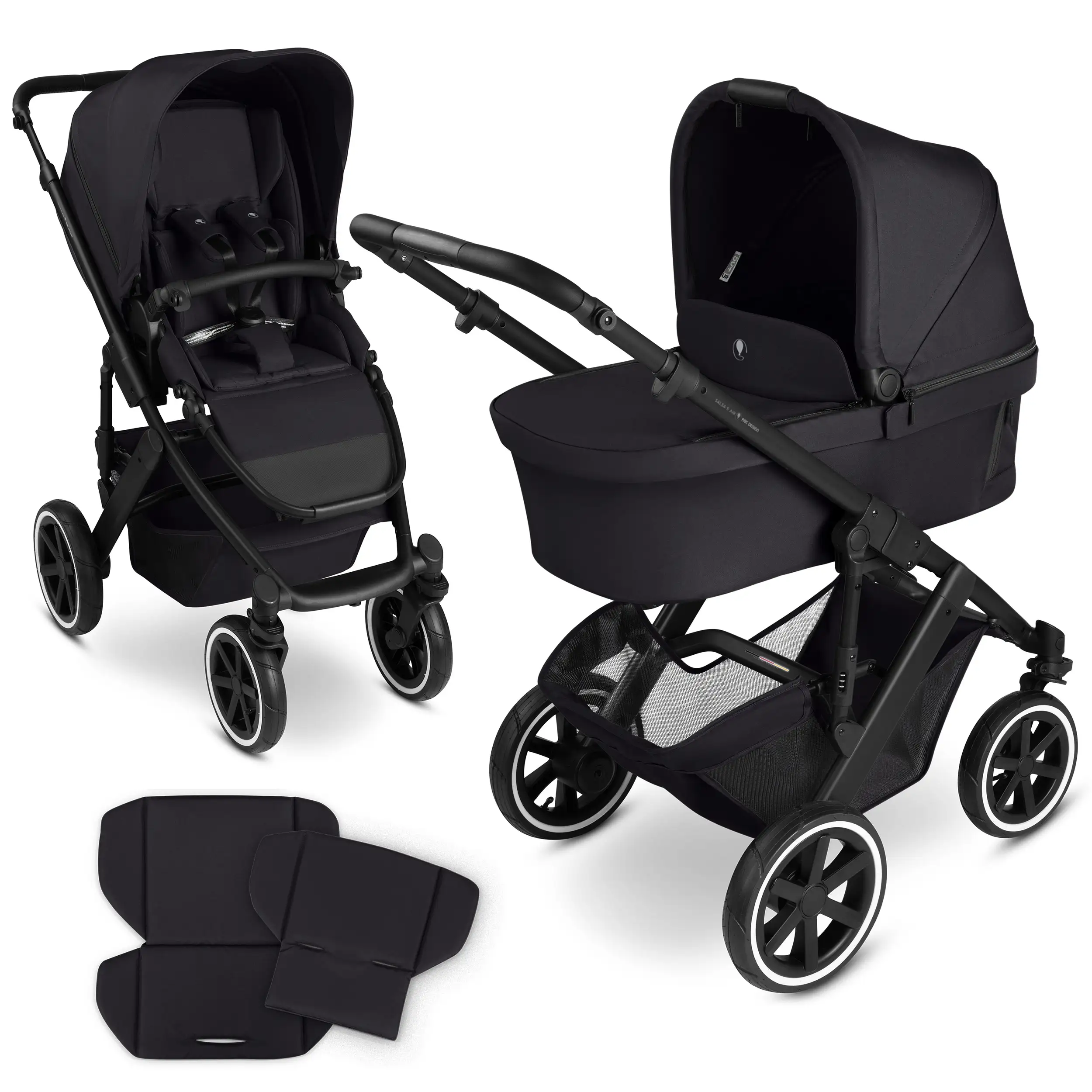 Kombi-Kinderwagen Salsa 5 Air - Coal