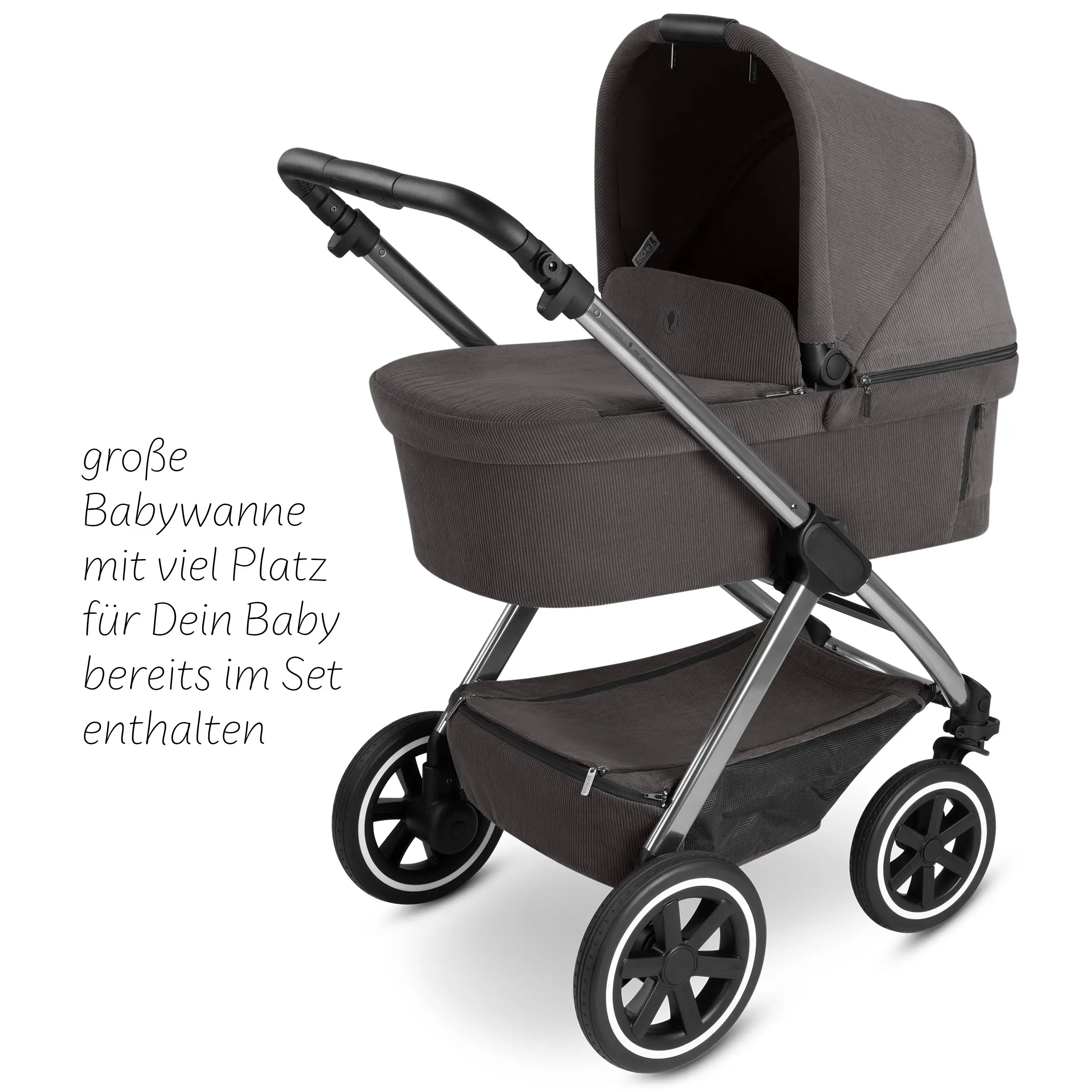 3in1 Kinderwagen-Set Samba 2 - Almond