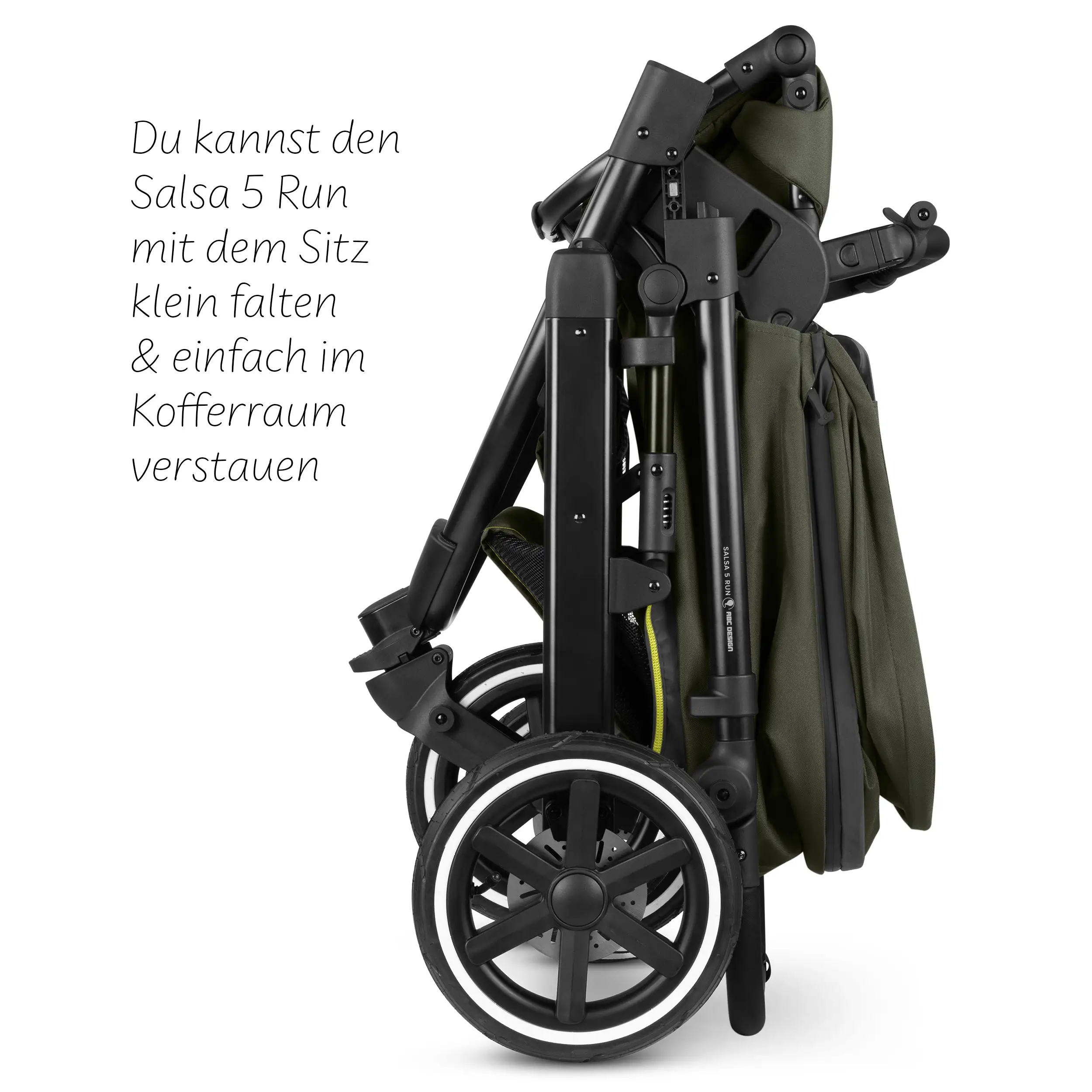 3in1 Kinderwagen-Set Salsa 5 Run - Avocado