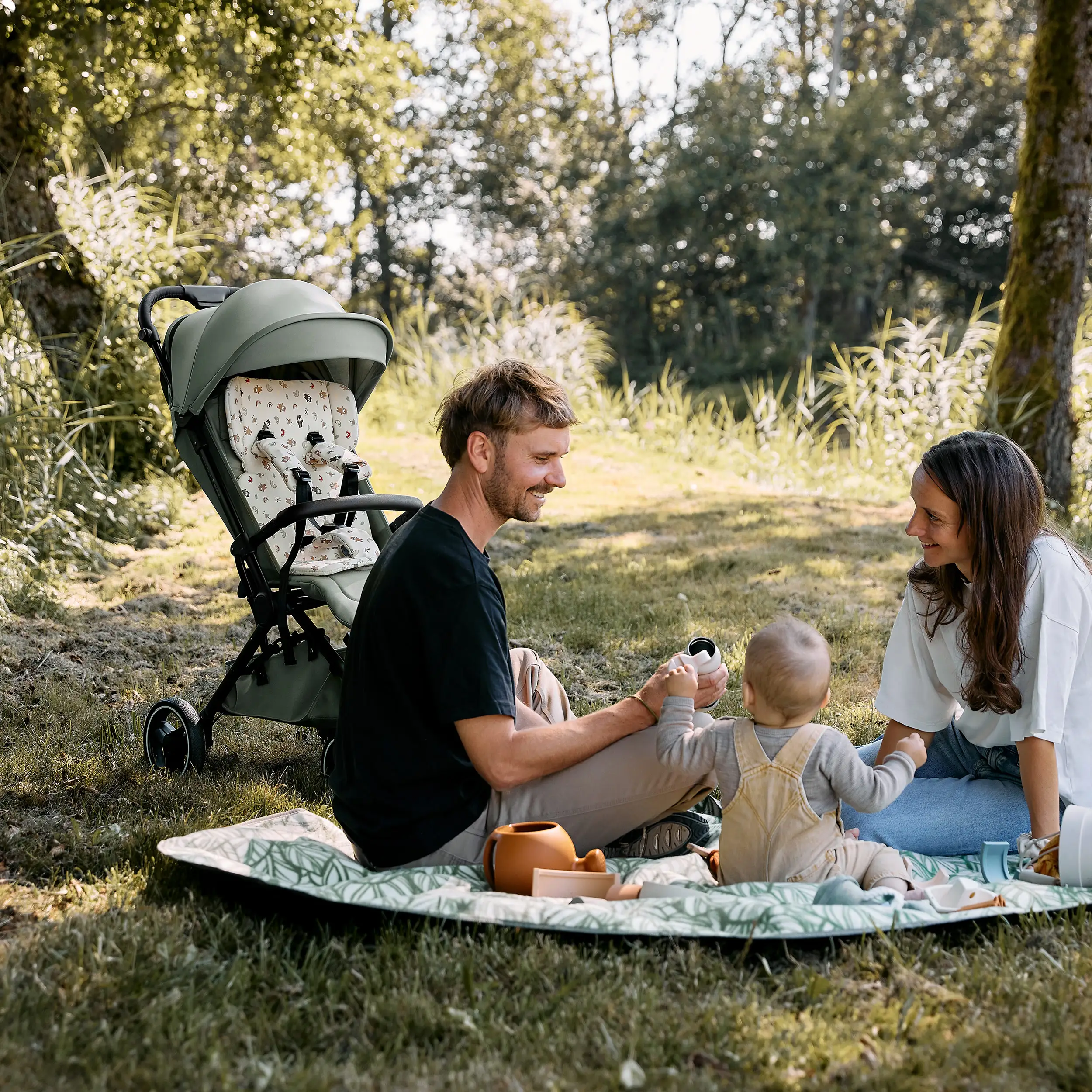 Reisebuggy Ping 3 Trekking mit Zubehörset - Pine