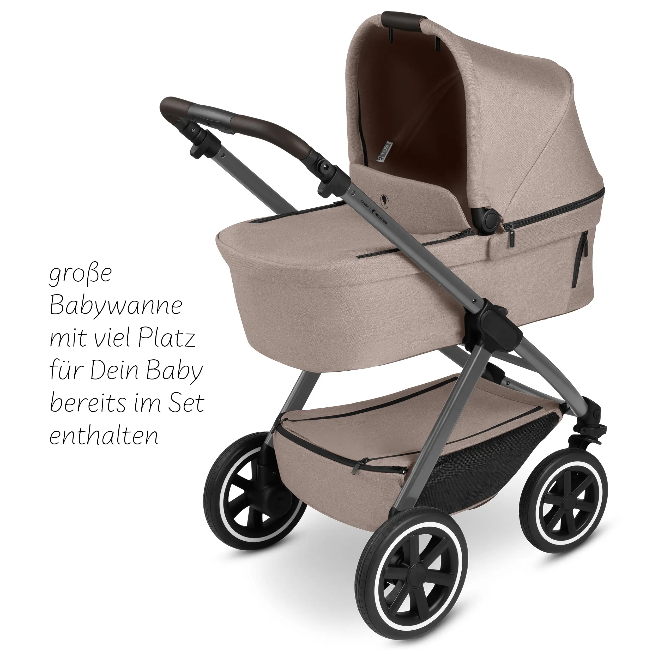 Kombi-Kinderwagen Samba 2 - Camel