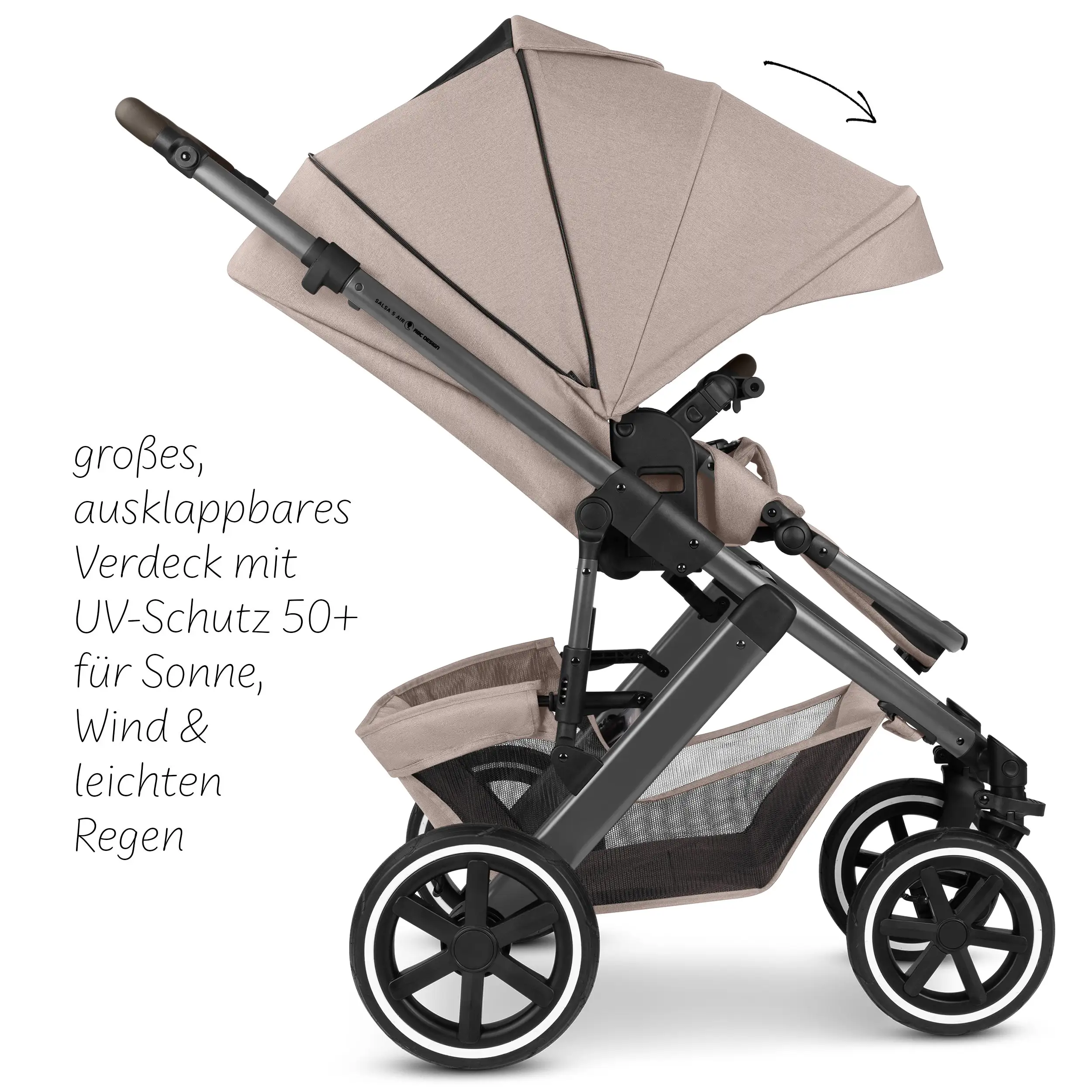 2in1 Stroller Salsa 5 Air - Camel