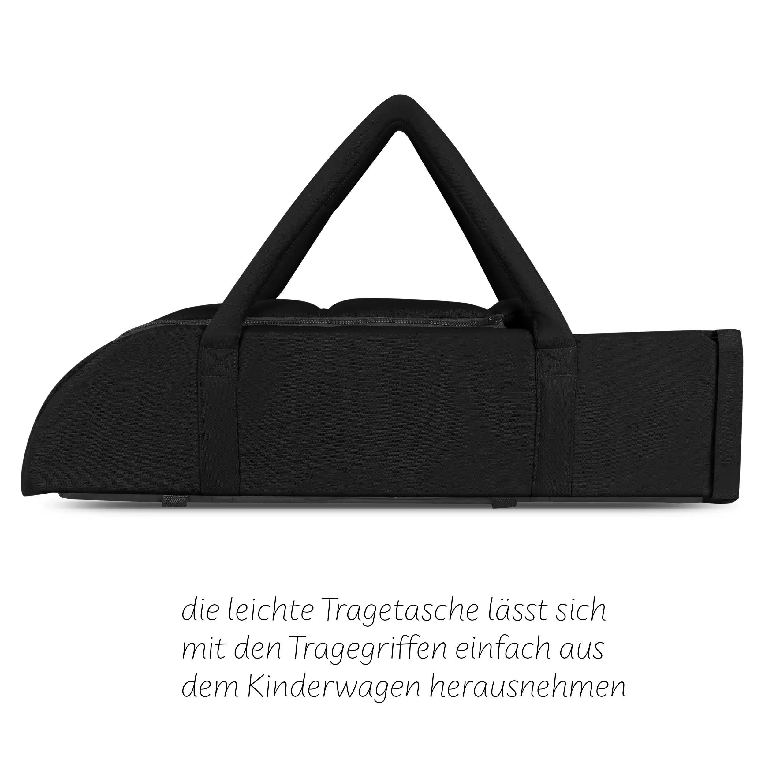 Baby-Tragetasche für Geschwisterkinderwagen D Two - Black