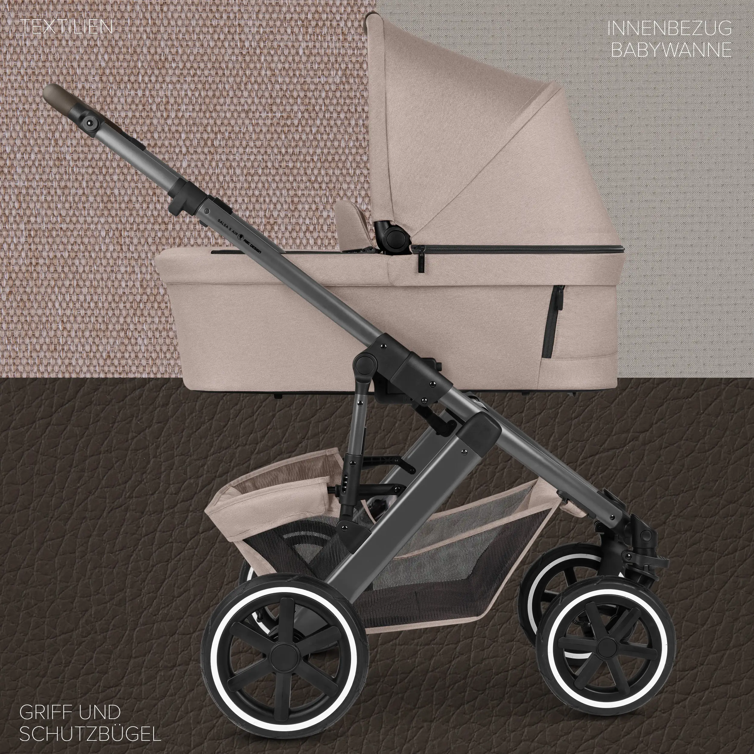 Kombi-Kinderwagen Salsa 5 Air - Camel