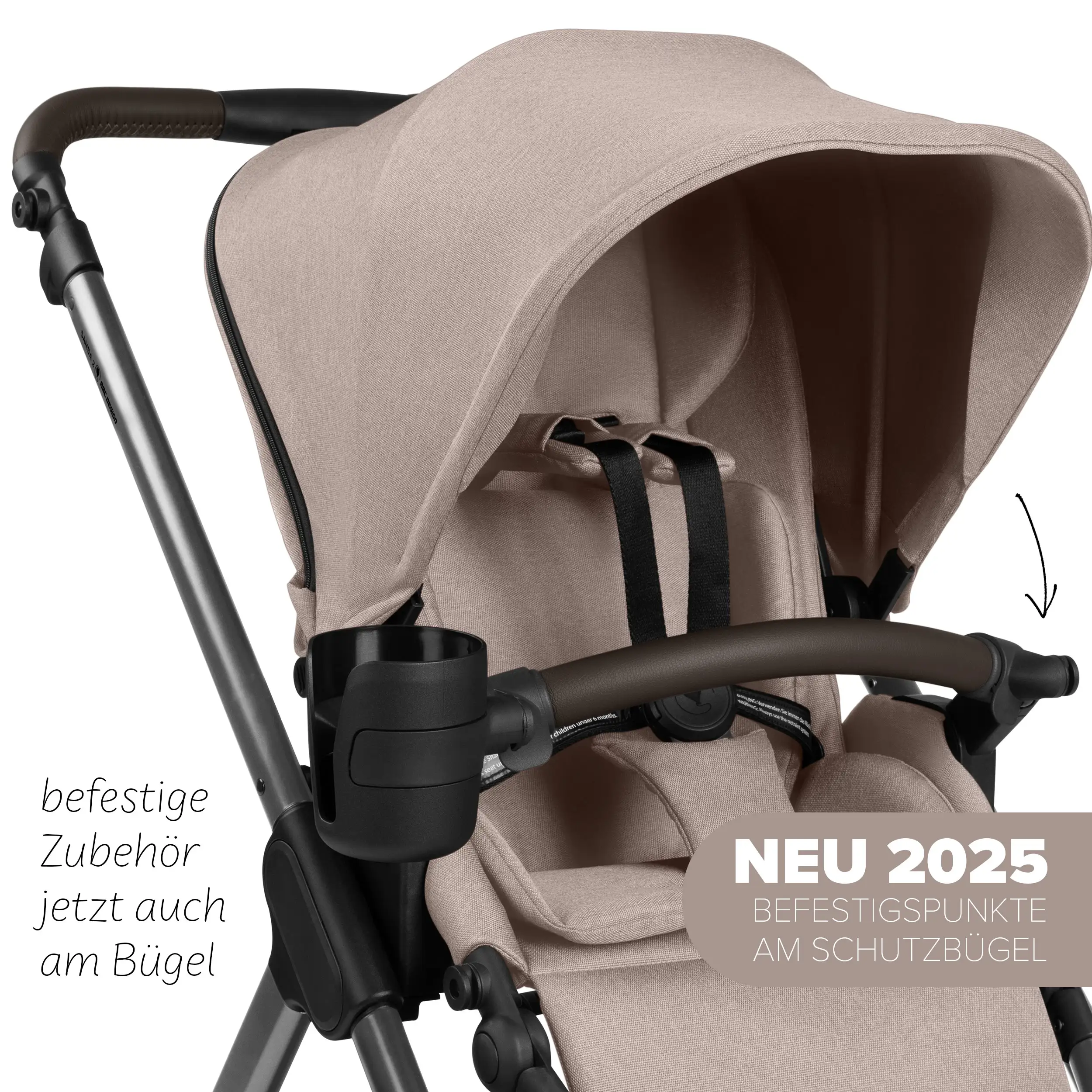 3in1 Kinderwagen-Set Samba 2 - Camel