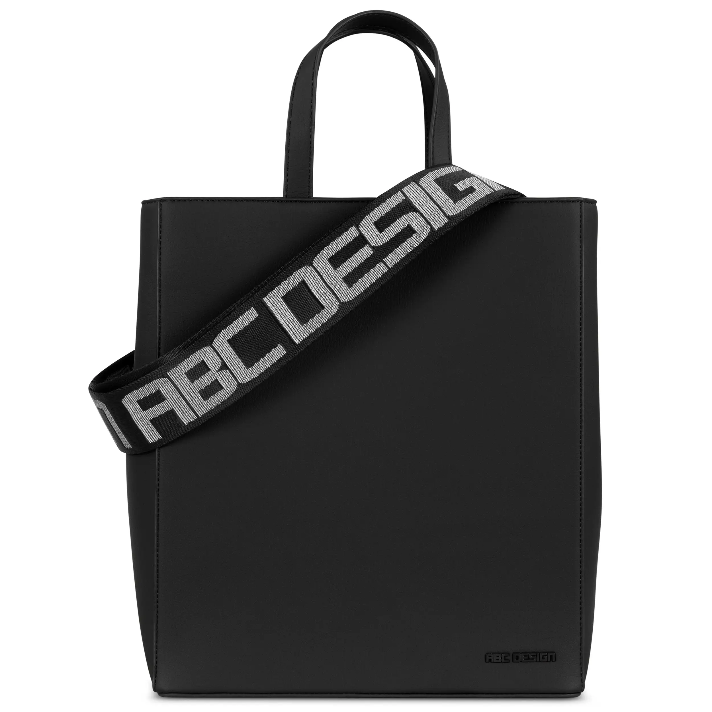 Black designer tote on sale