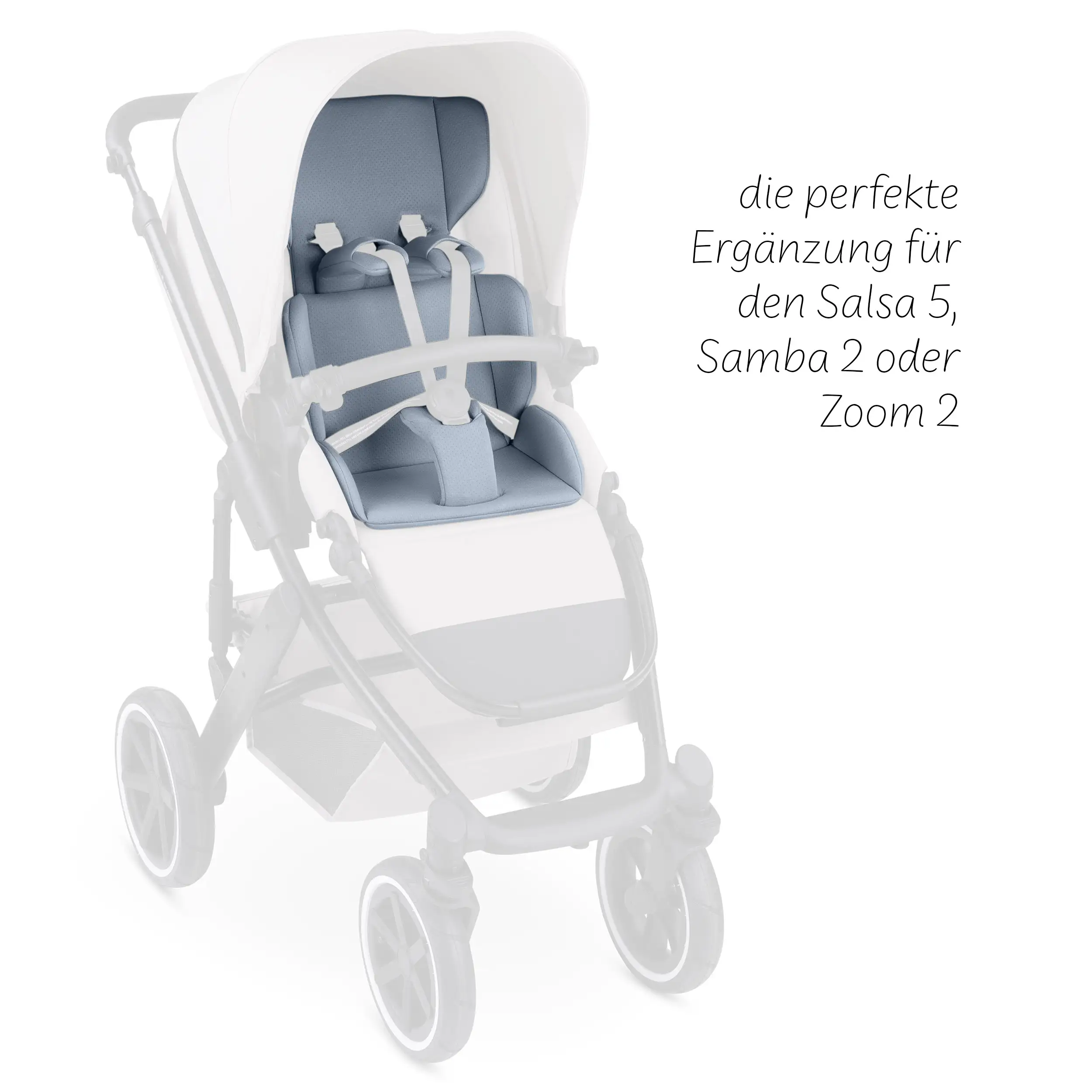 Comfort Seat Cover for Stroller Samba, Salsa, Zoom - Cozy Ice Blue