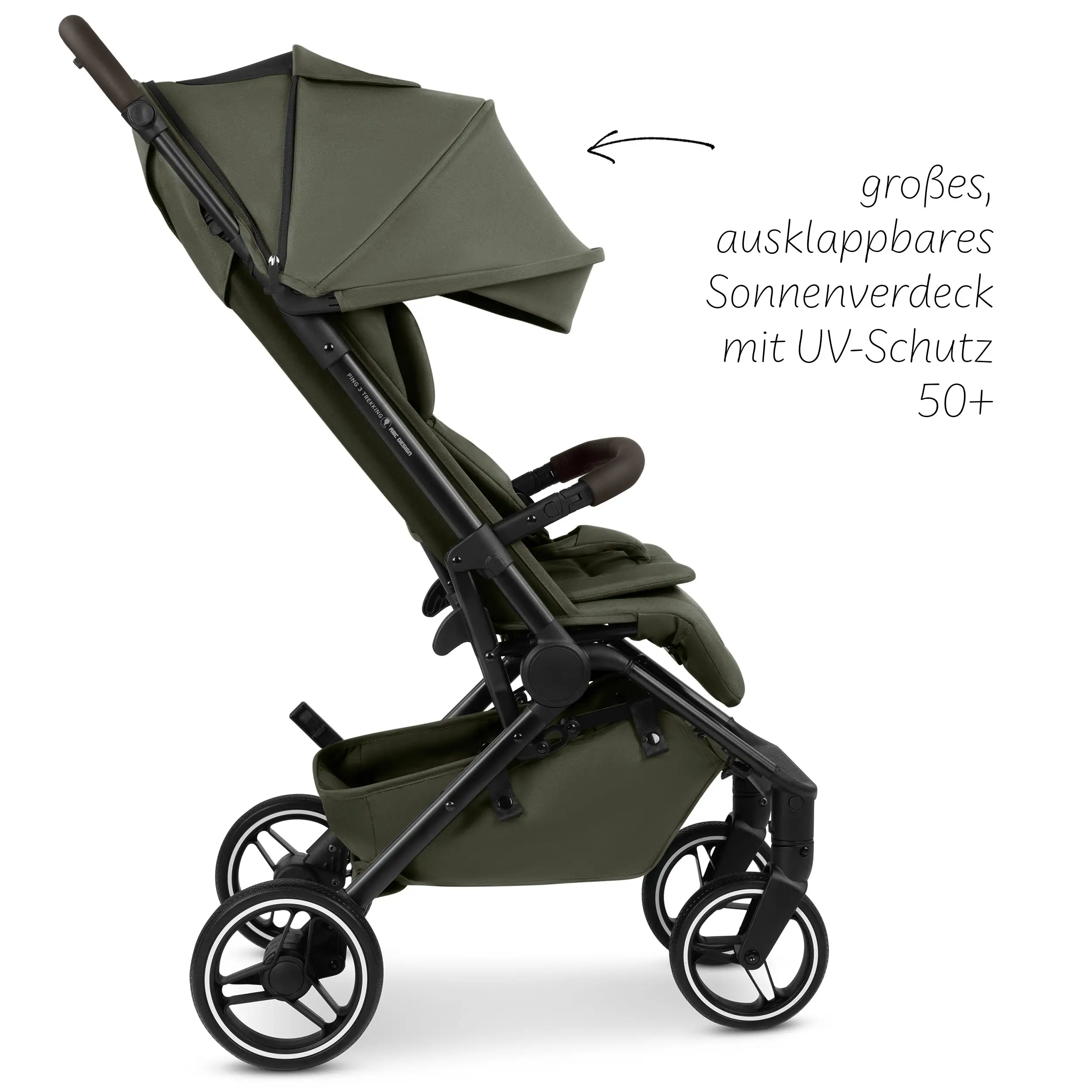 Reisebuggy Ping 3 Trekking mit Zubehörset - Avocado