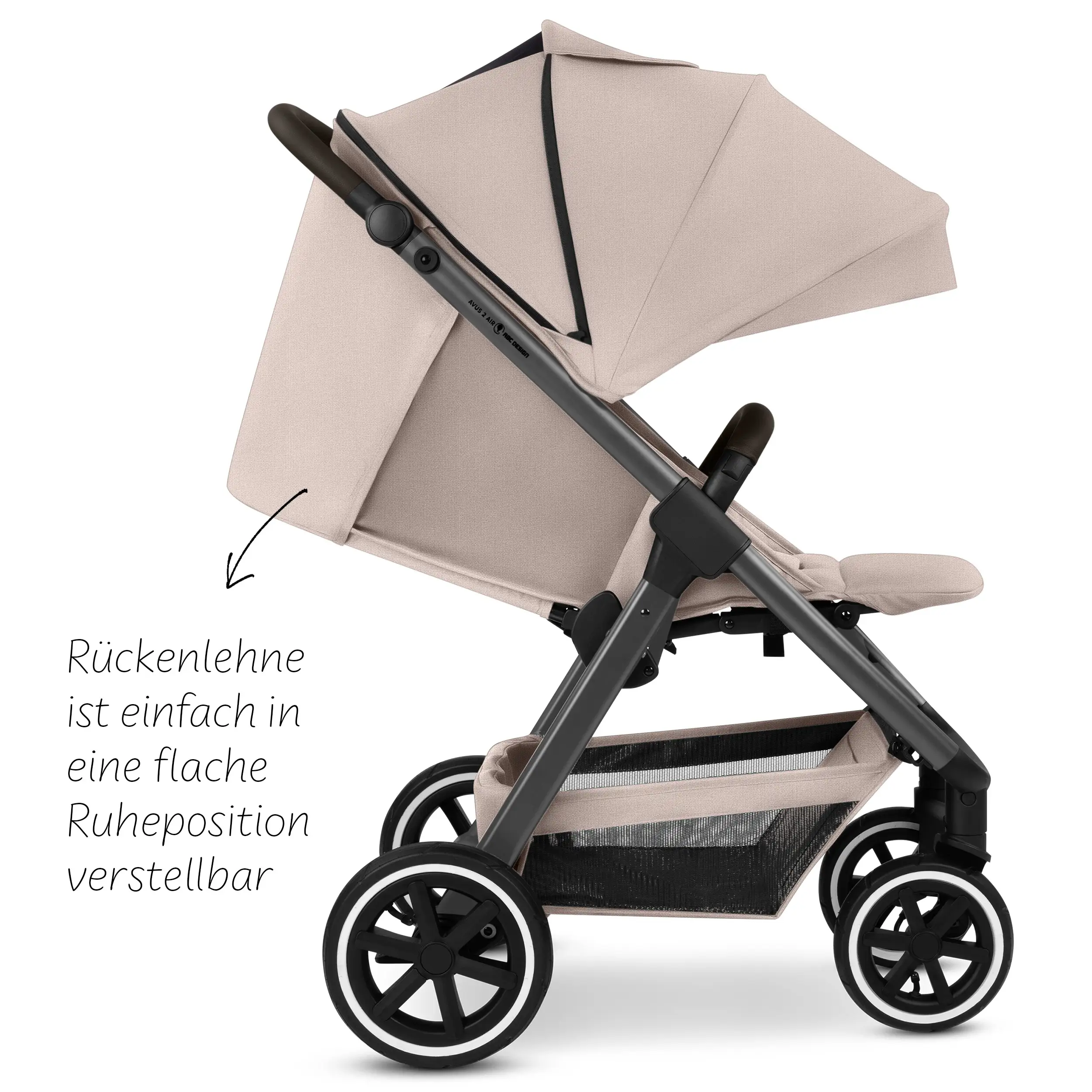 Stroller Avus 2 Air | With Air Tires - Camel