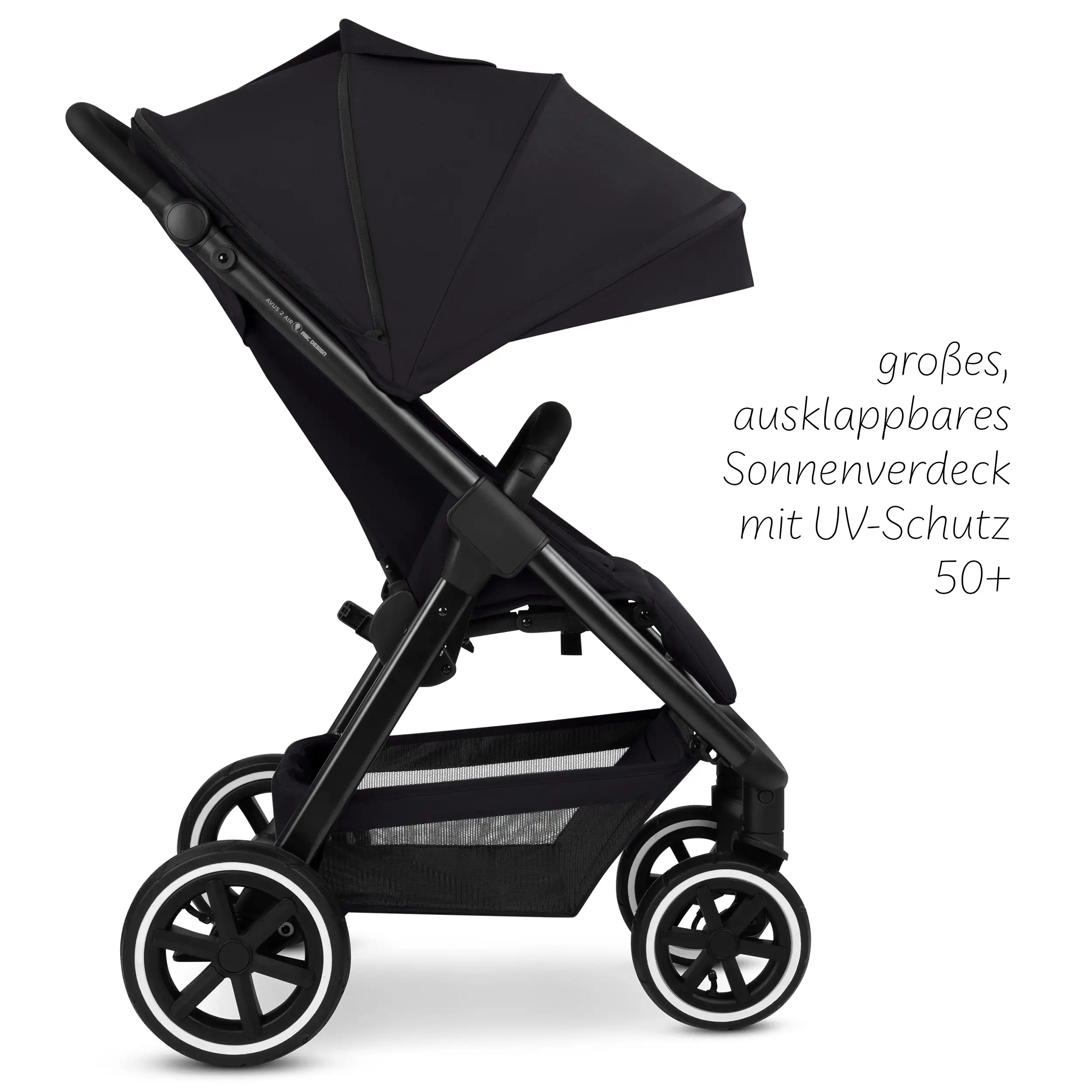 Stroller Avus 2 Air | With Air Tires - Coal