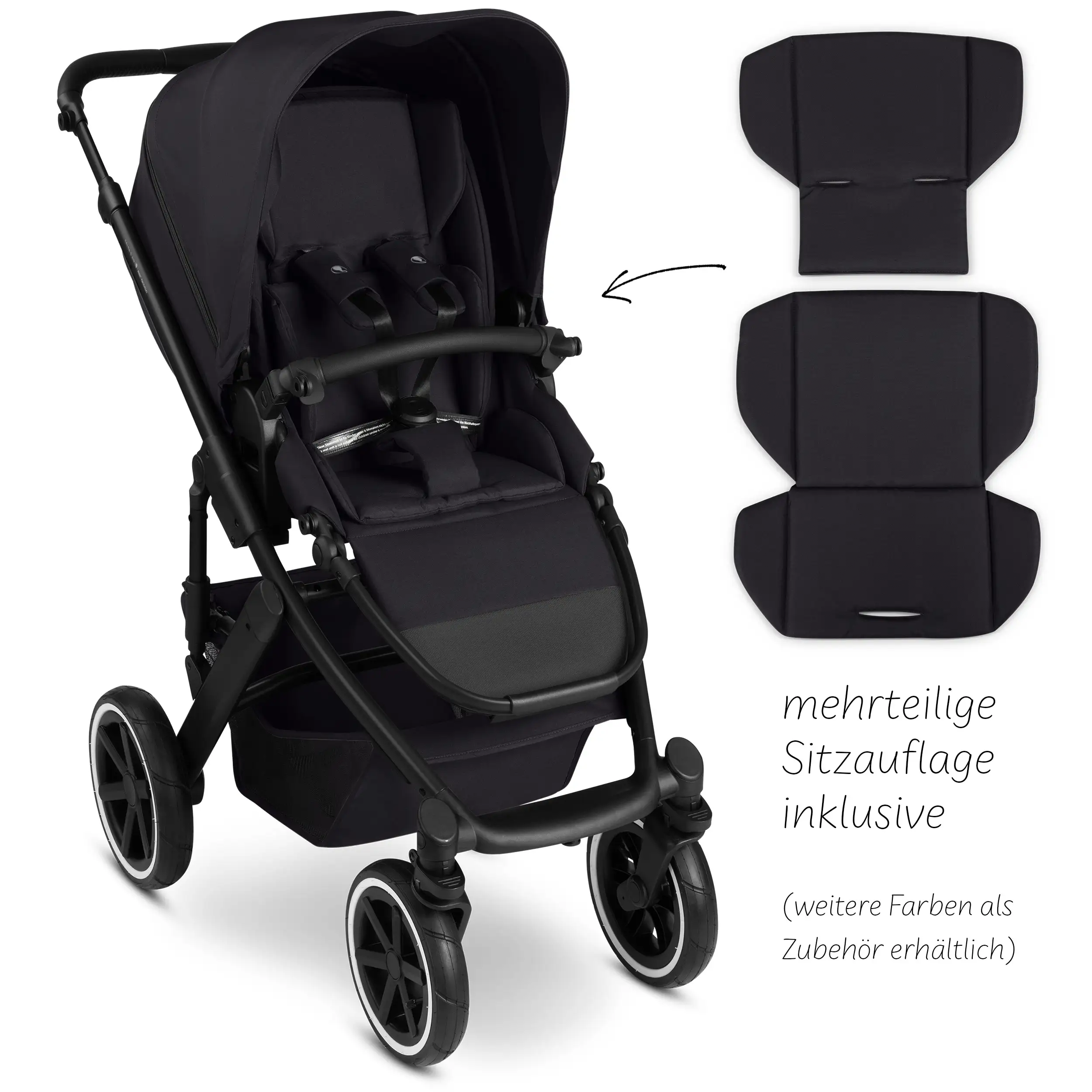 Kombi-Kinderwagen Salsa 5 Air - Coal