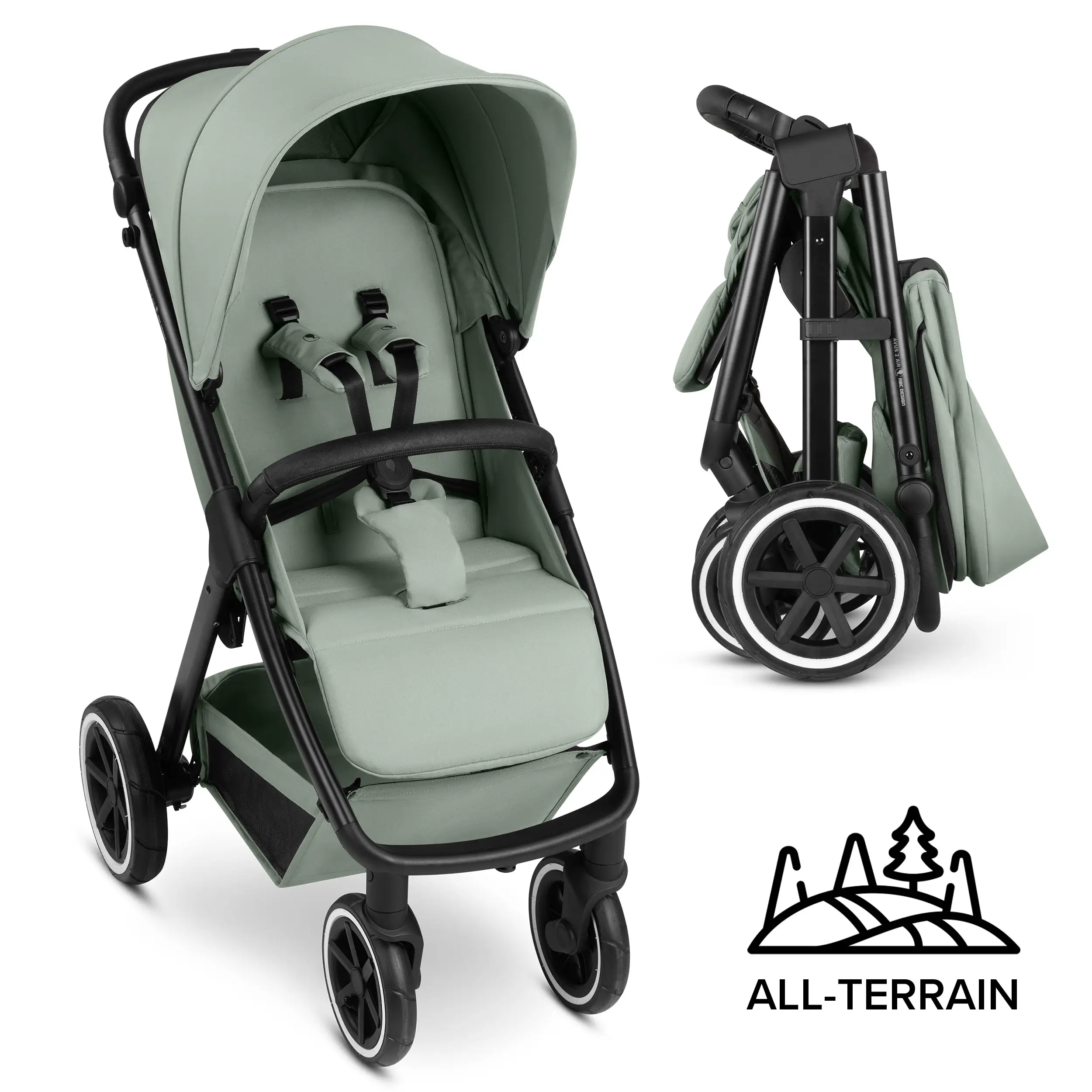 Stroller Avus 2 Air With Air Tires Pine