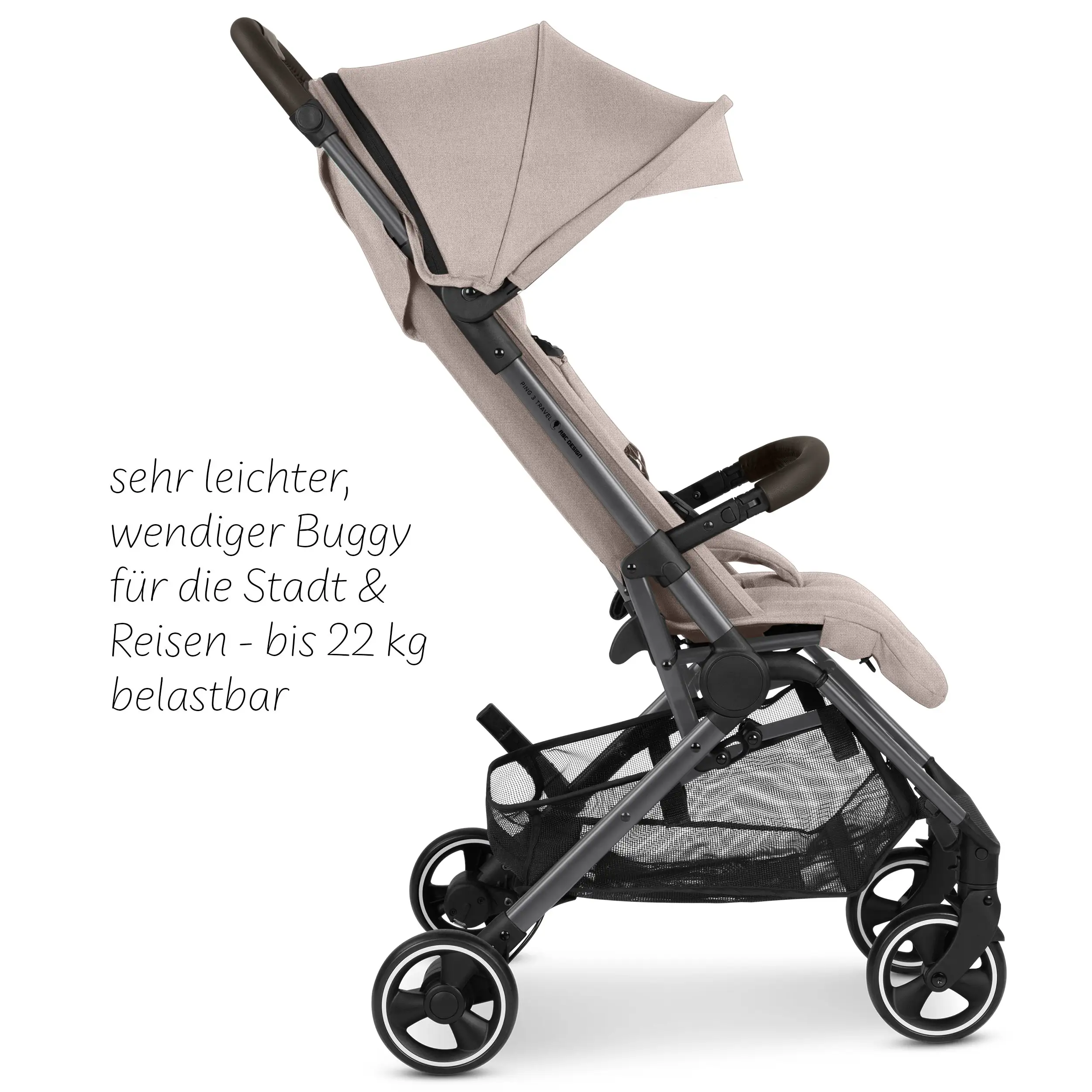 Travel Stroller Ping 3 Travel - Camel