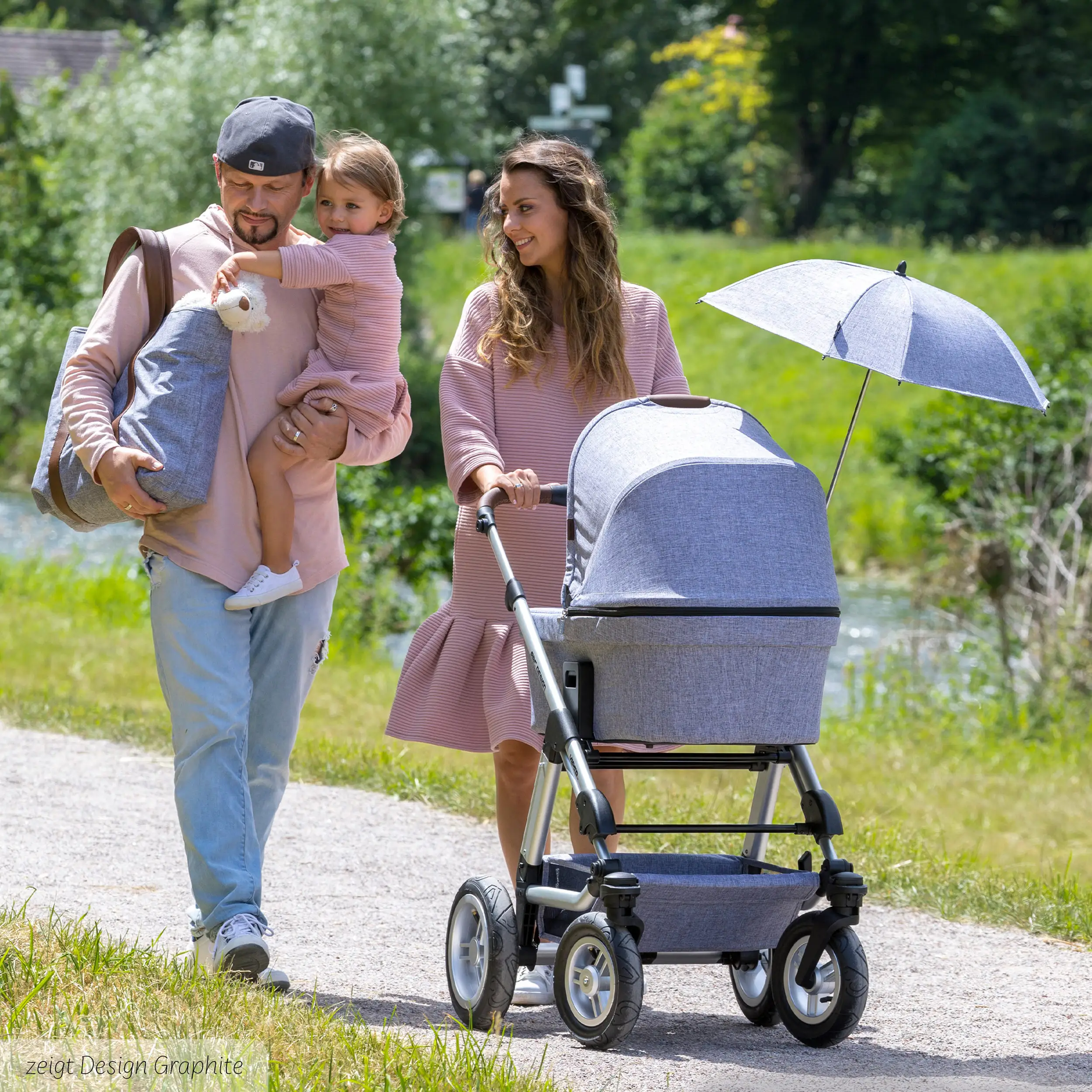 Parasol Sunny for Stroller- Coal