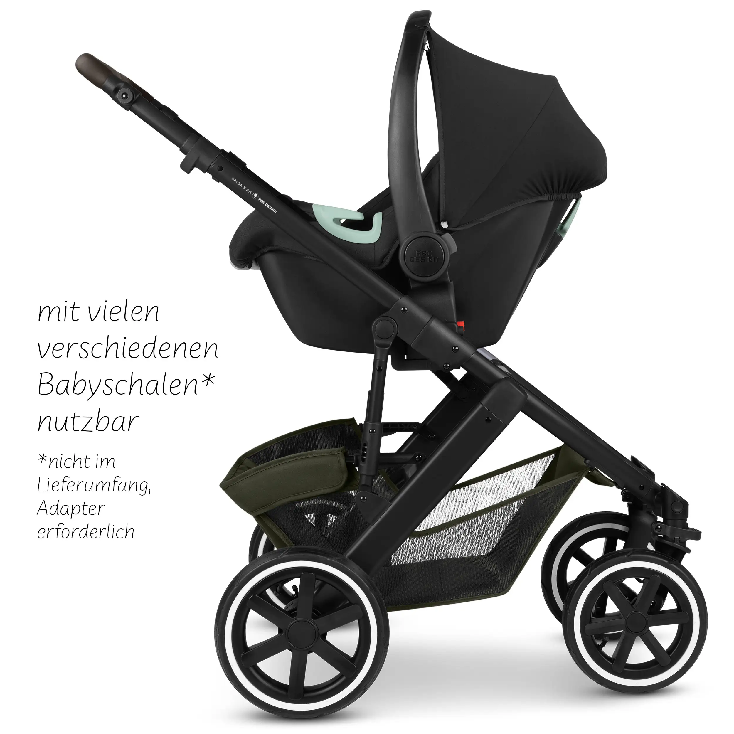 Kombi-Kinderwagen Salsa 5 Air - Avocado