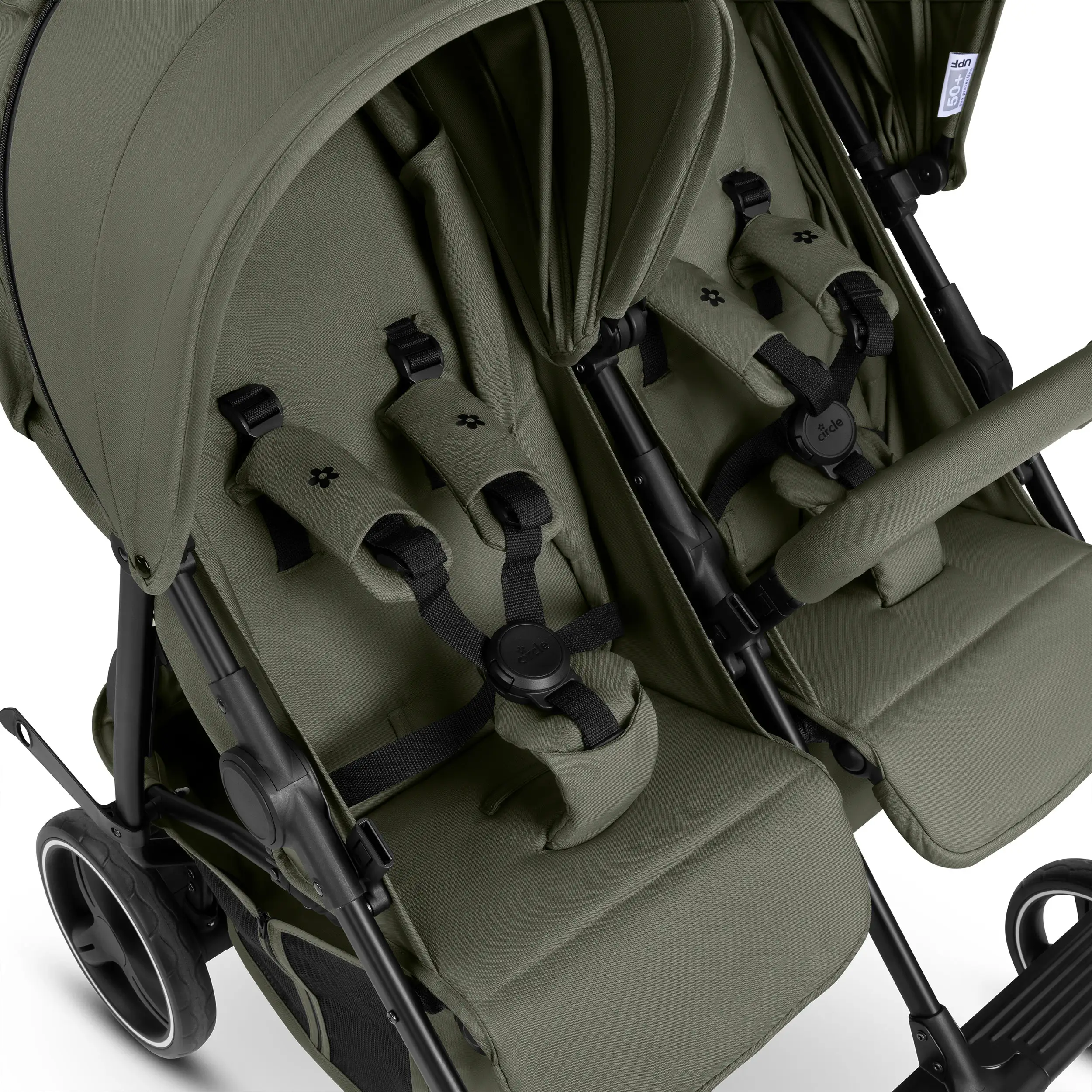 Geschwisterkinderwagen D Two - Wheat