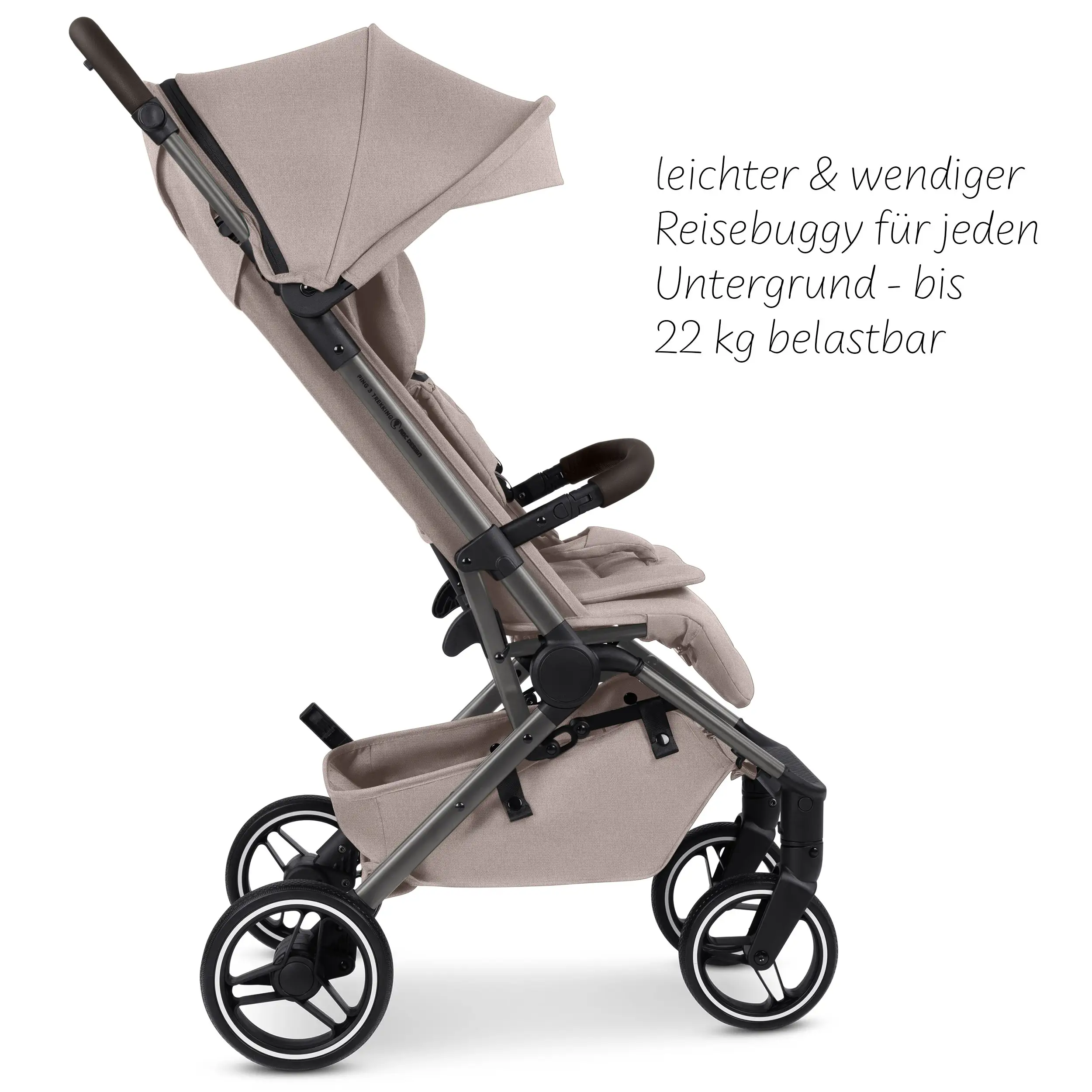 Reisebuggy Ping 3 Trekking mit Zubehörset - Camel