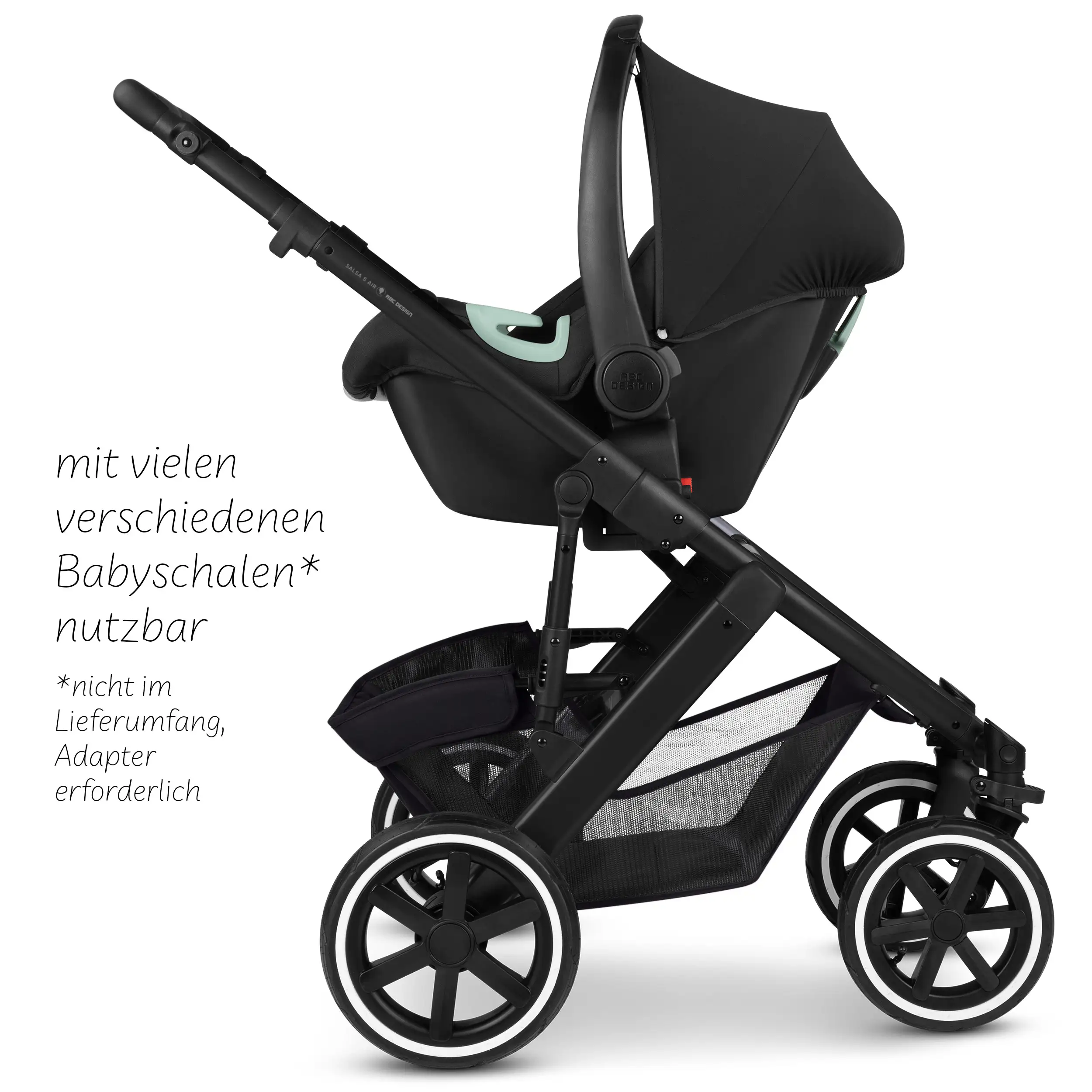 2in1 Stroller Salsa 5 Air - Coal