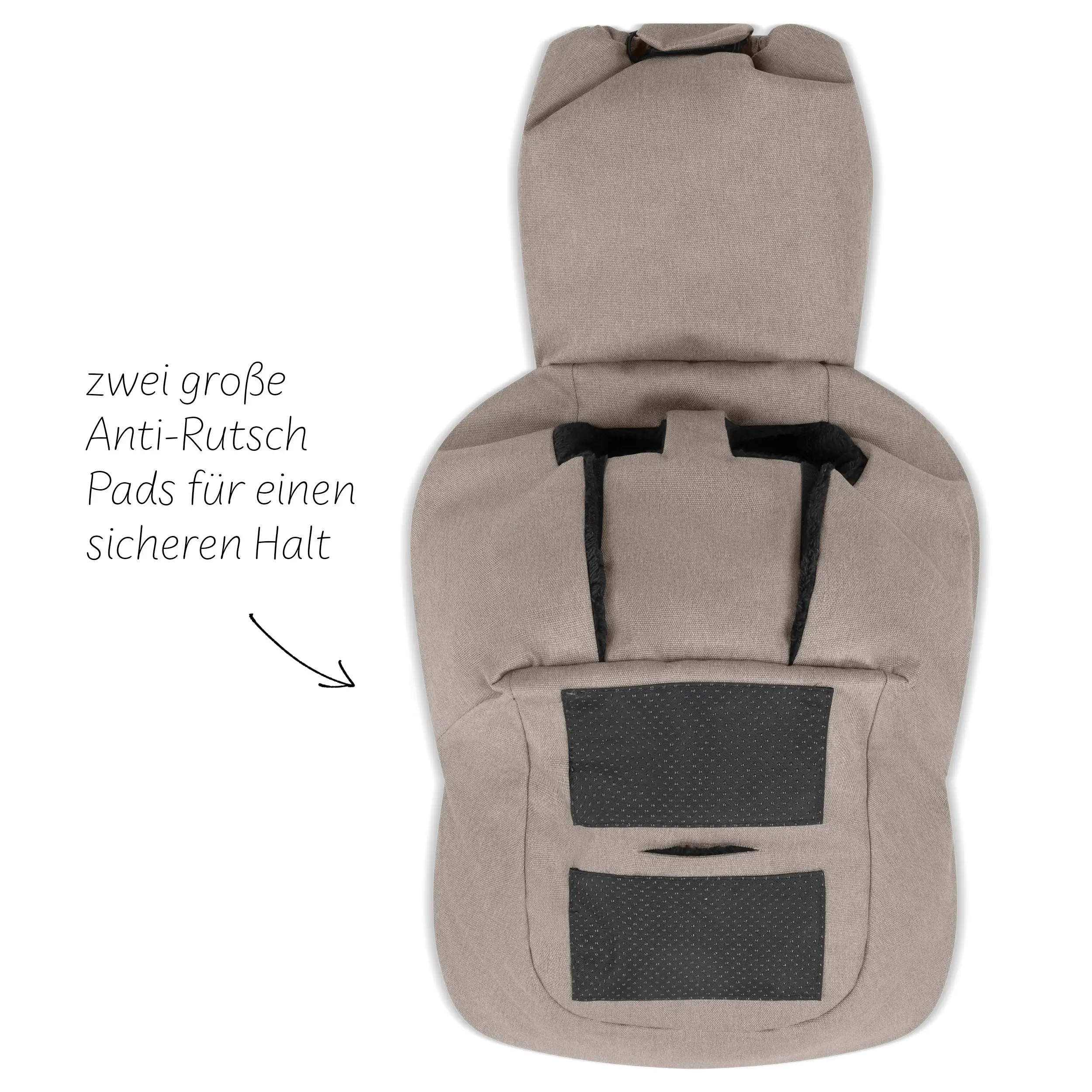 Newborn Footmuff for Infant Car Seat & Carrycot - Camel